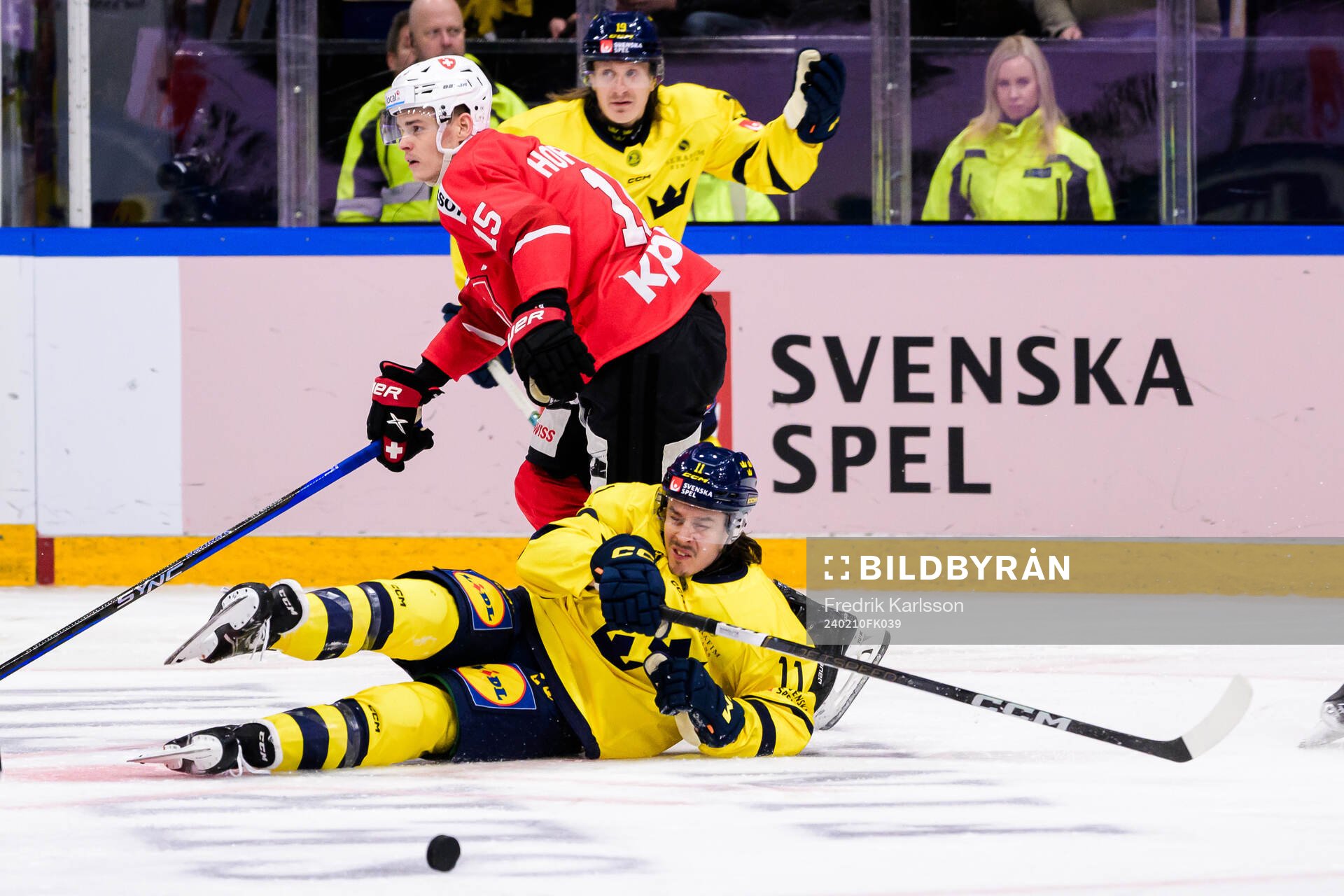 Gregory Hofmann #15, SUI of Switzerland and Joakim Nygård