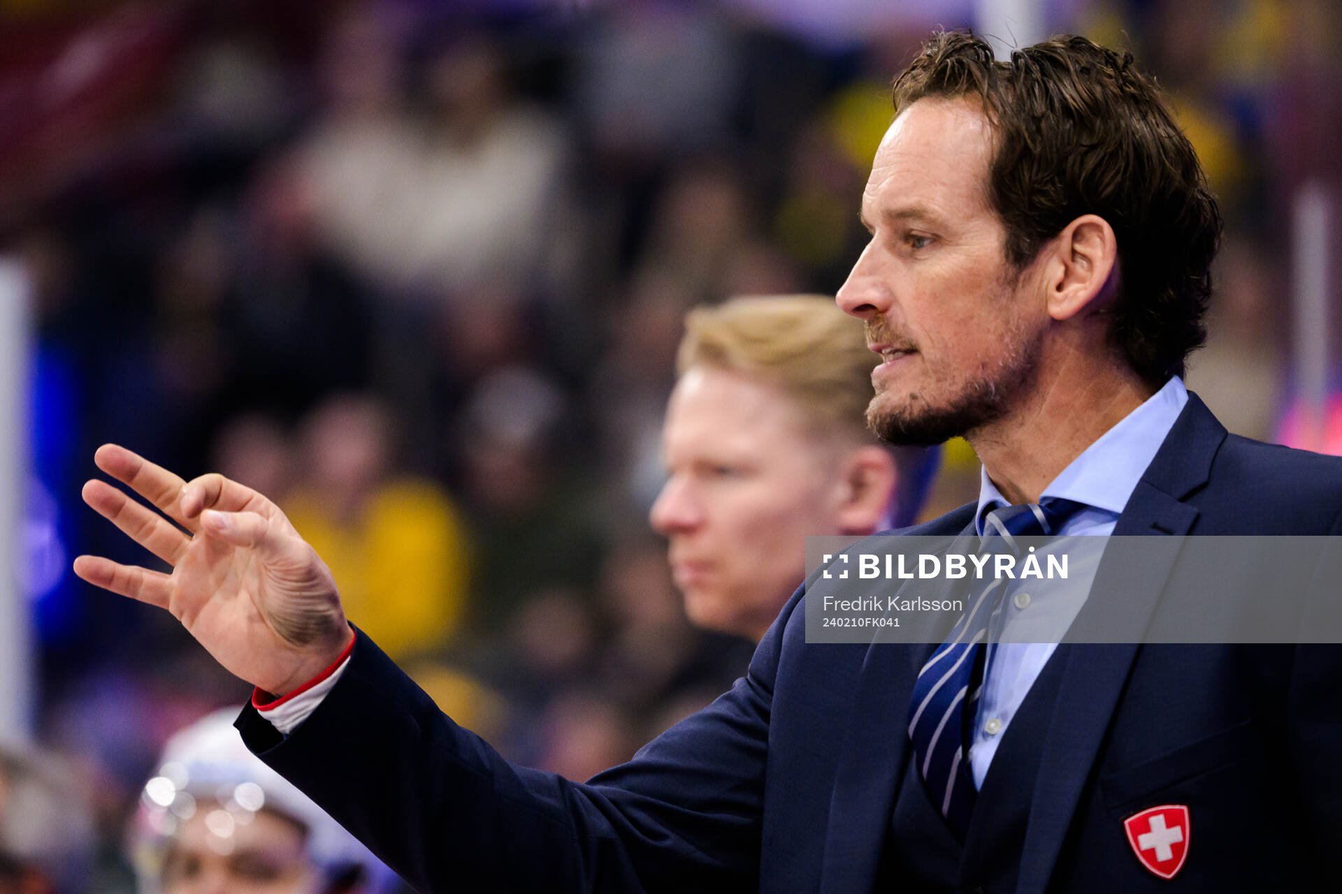 Head coach Patrick Fischer of Switzerland