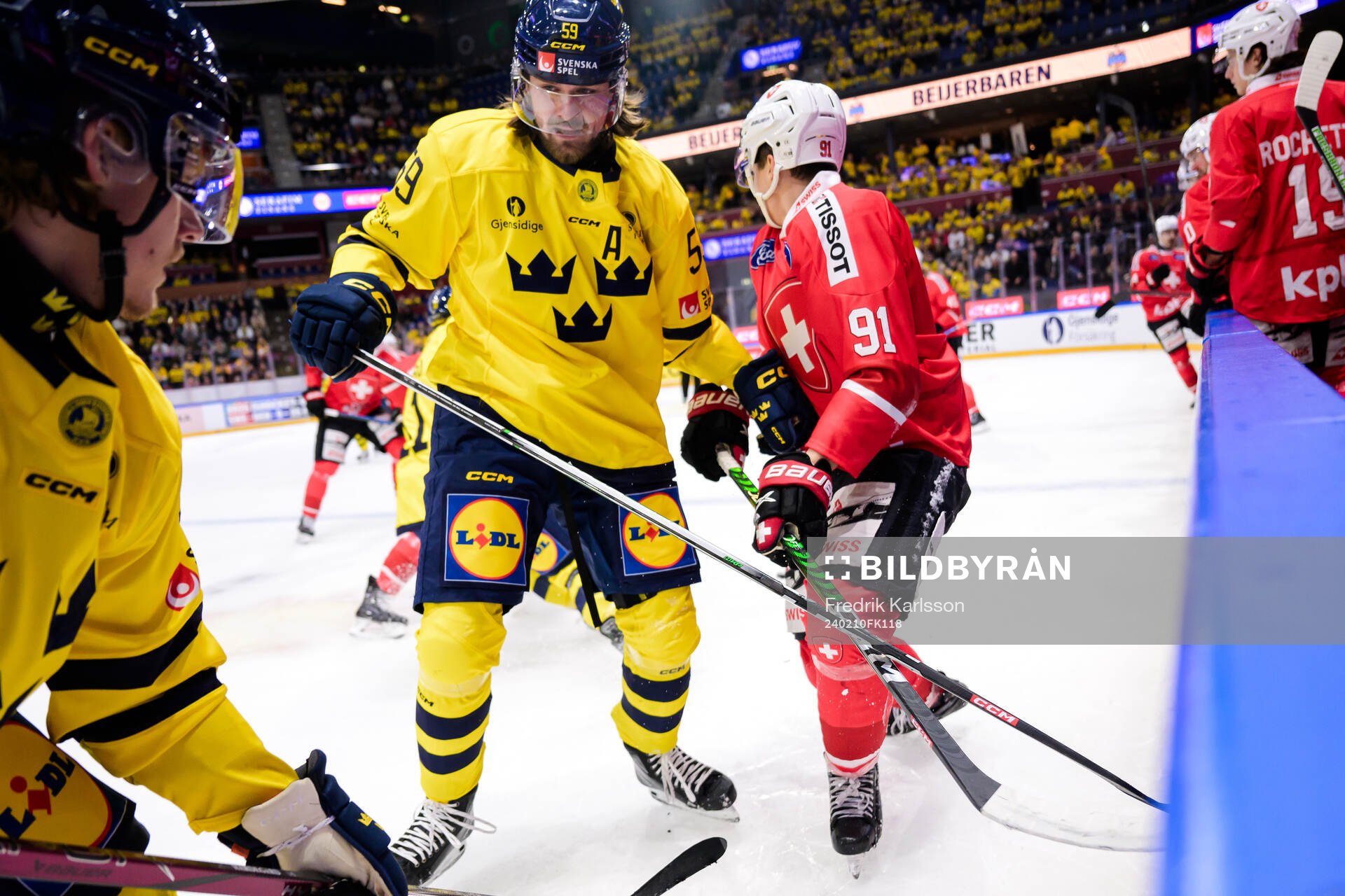 Linus Johansson of Sweden and Attilio Biasca of Switzerland