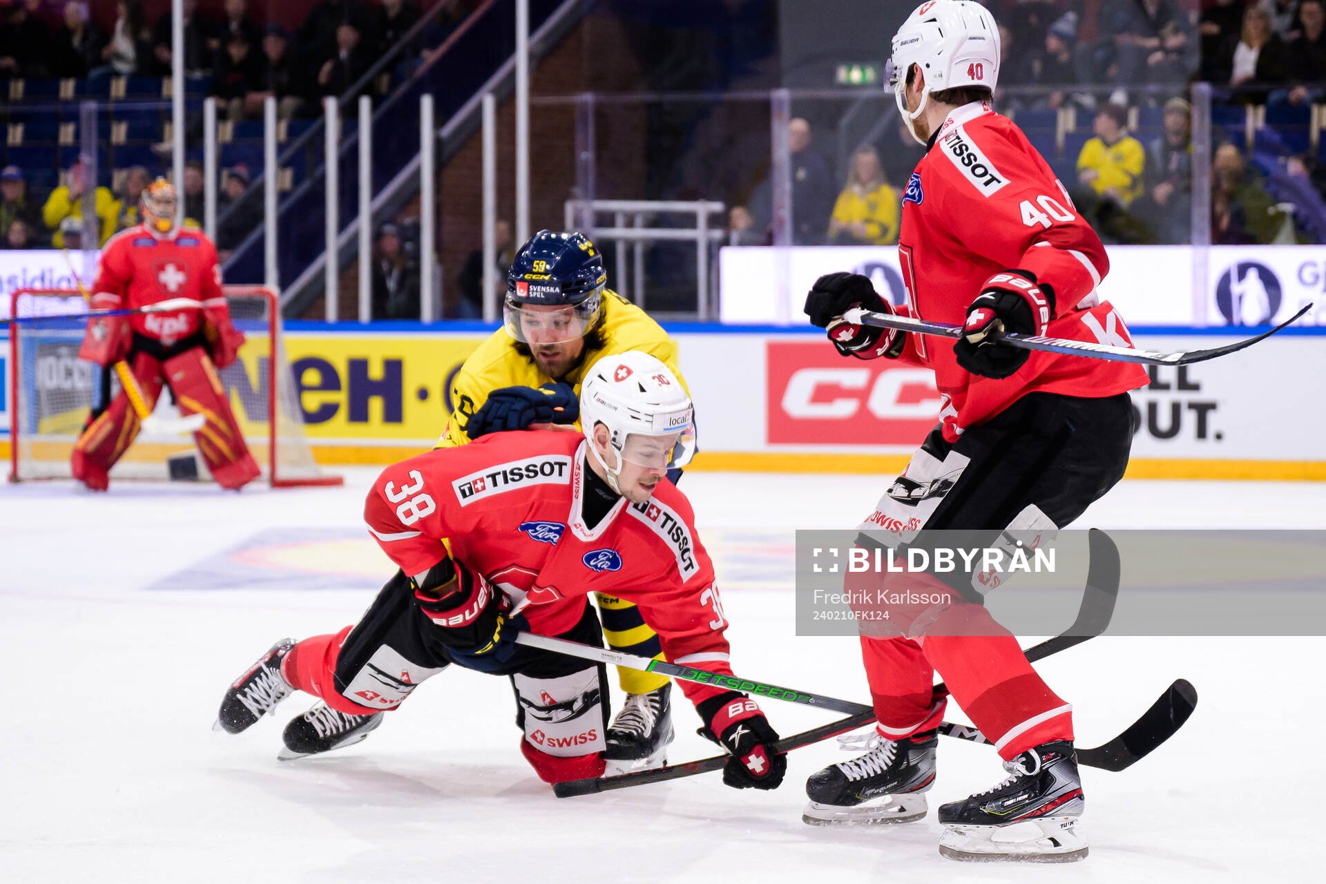 Linus Johansson of Sweden and Lukas Frick of Switzerland