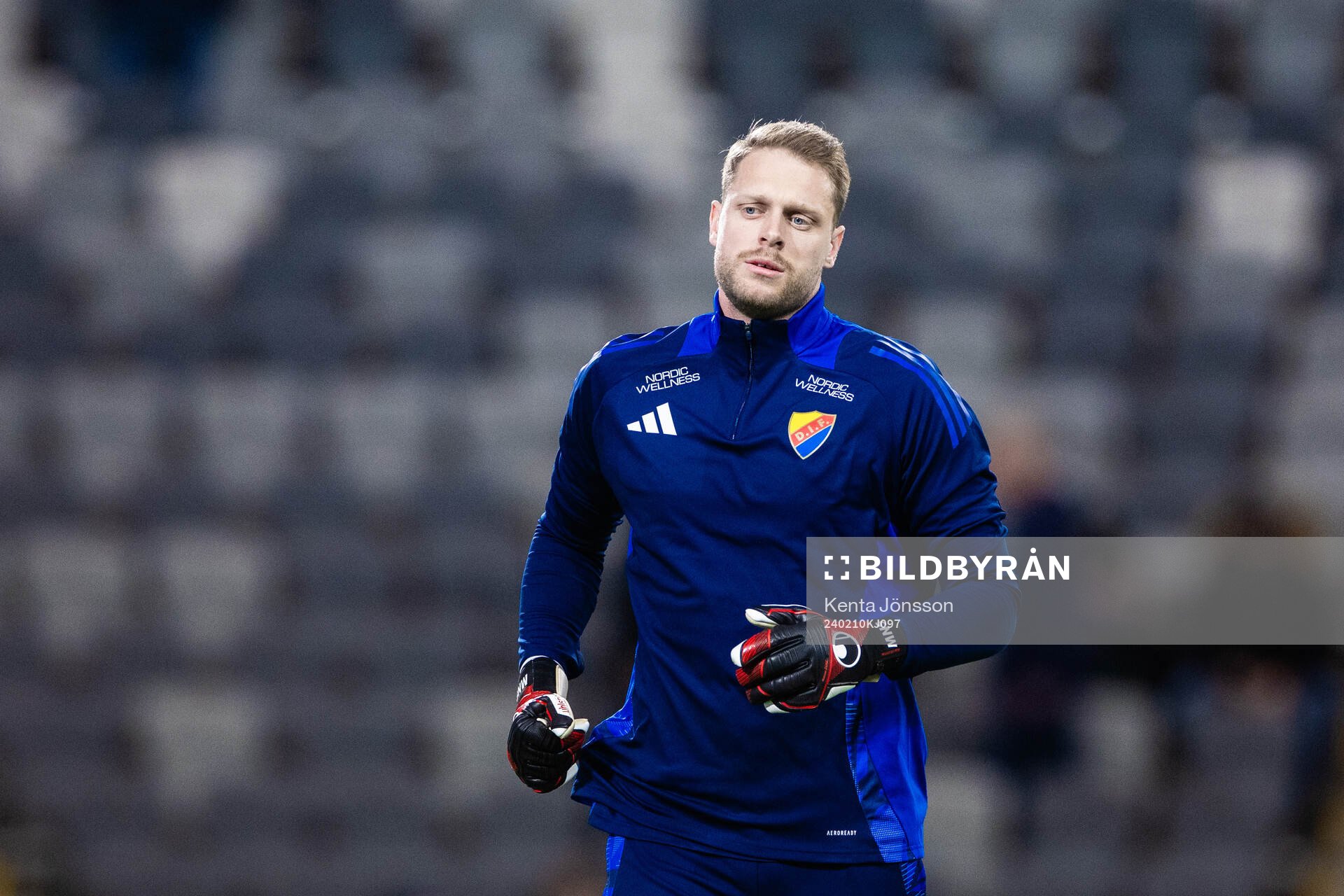 Djurgårdens målvakt Malkolm Nilsson Säfqvist