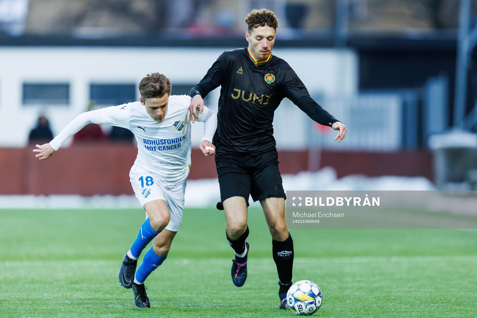 Oddevolds Gustav Forssell och GAISs Anes Cardaklija