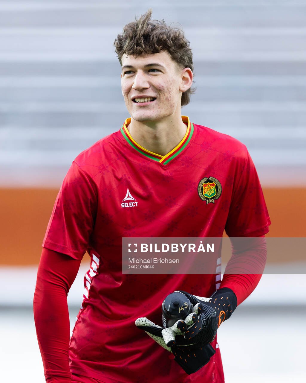 GAIS målvakt Kees Sims innan träningsmatchen i fotboll