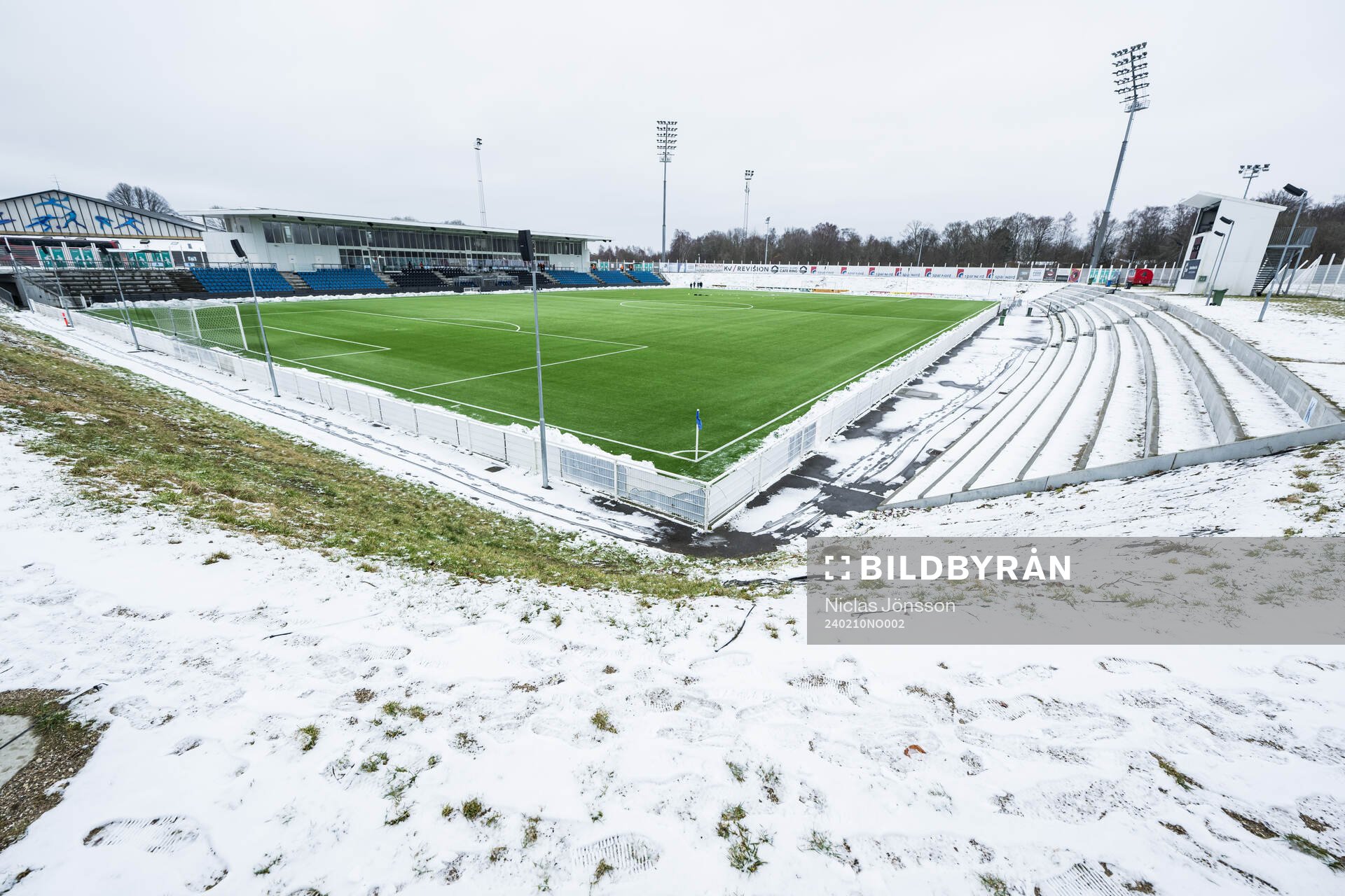 Vy över Helsingörs stadion
