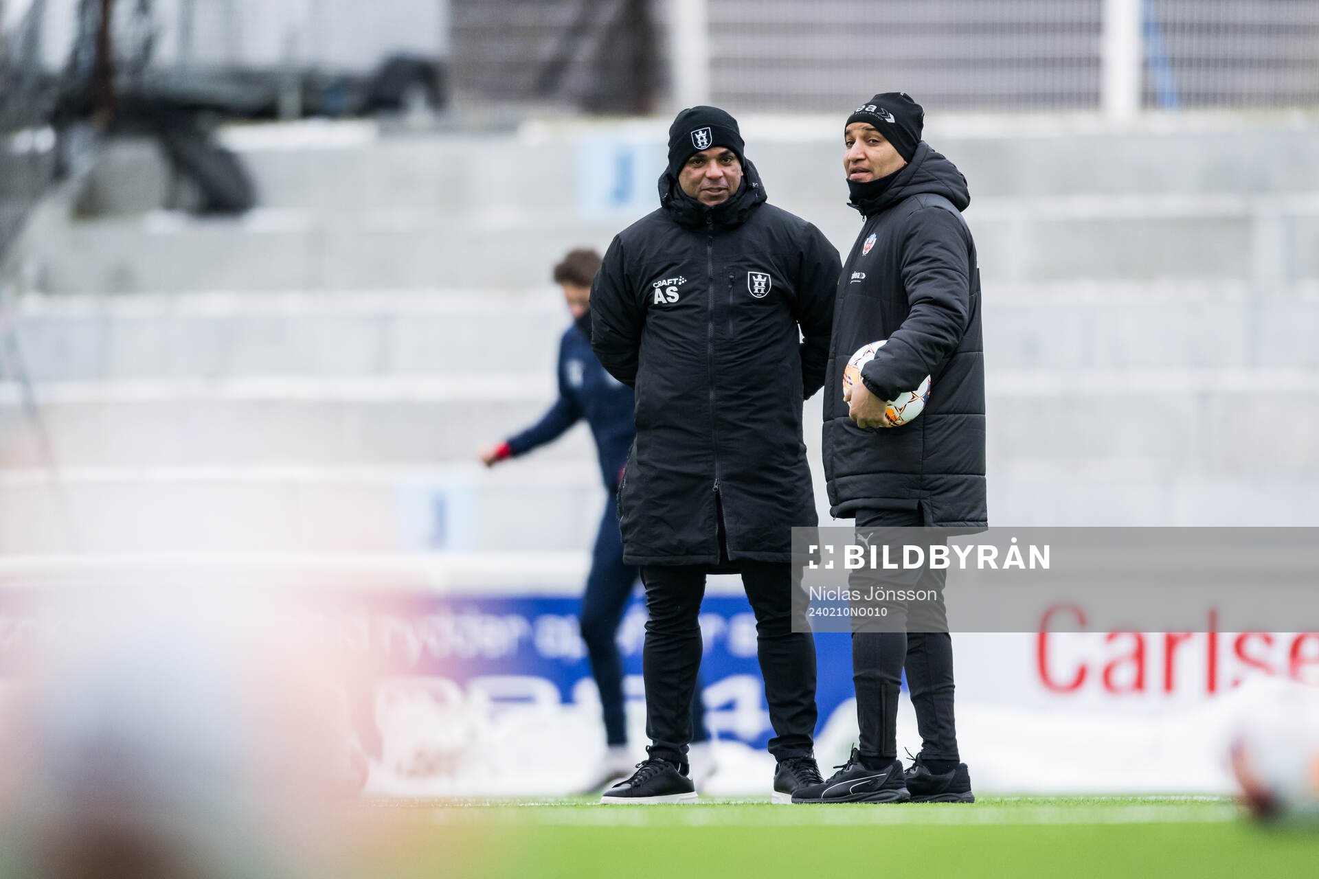 FC Helsingörs tränare Alvaro Santos och Helsingborgs