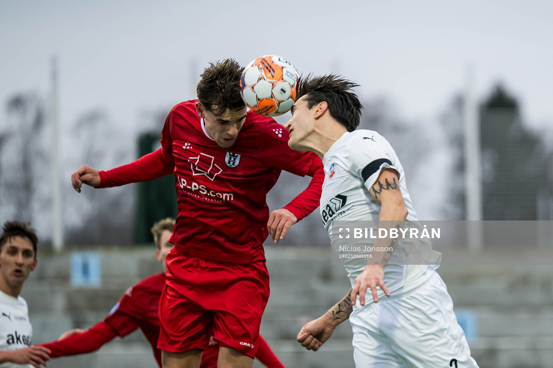 FC Helsingörs Tobias Elmelund och Helsingborgs Jon