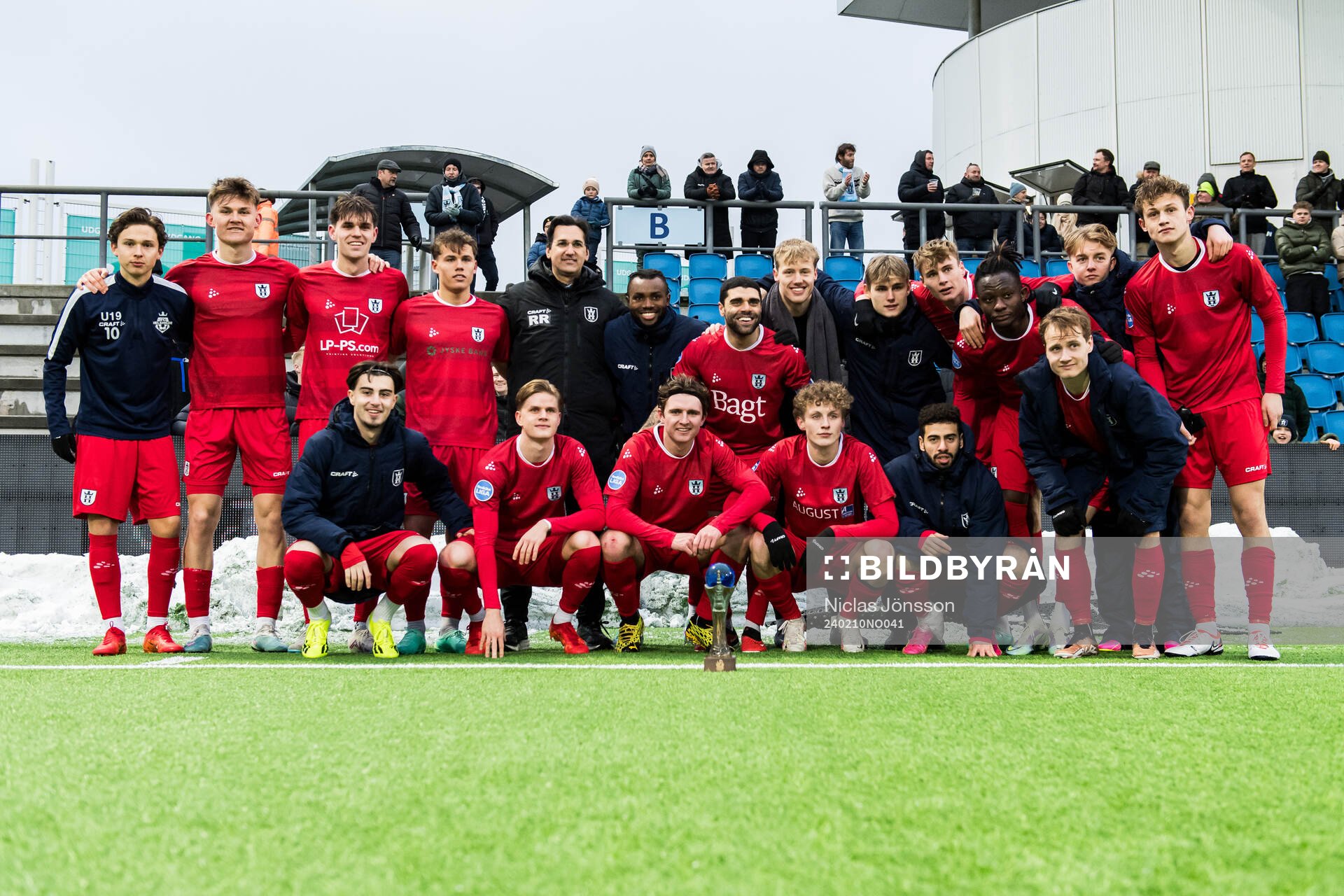 FC Helsingörs spelarna jublar
