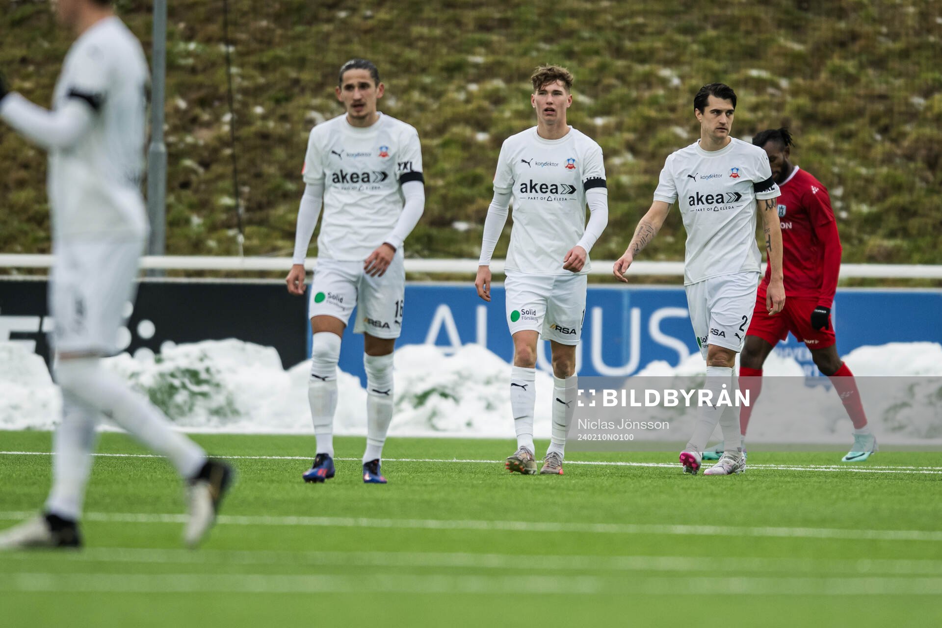 Helsingborgs Ervin Gigovic, Benjamin Örn och Jon Birkfeldt