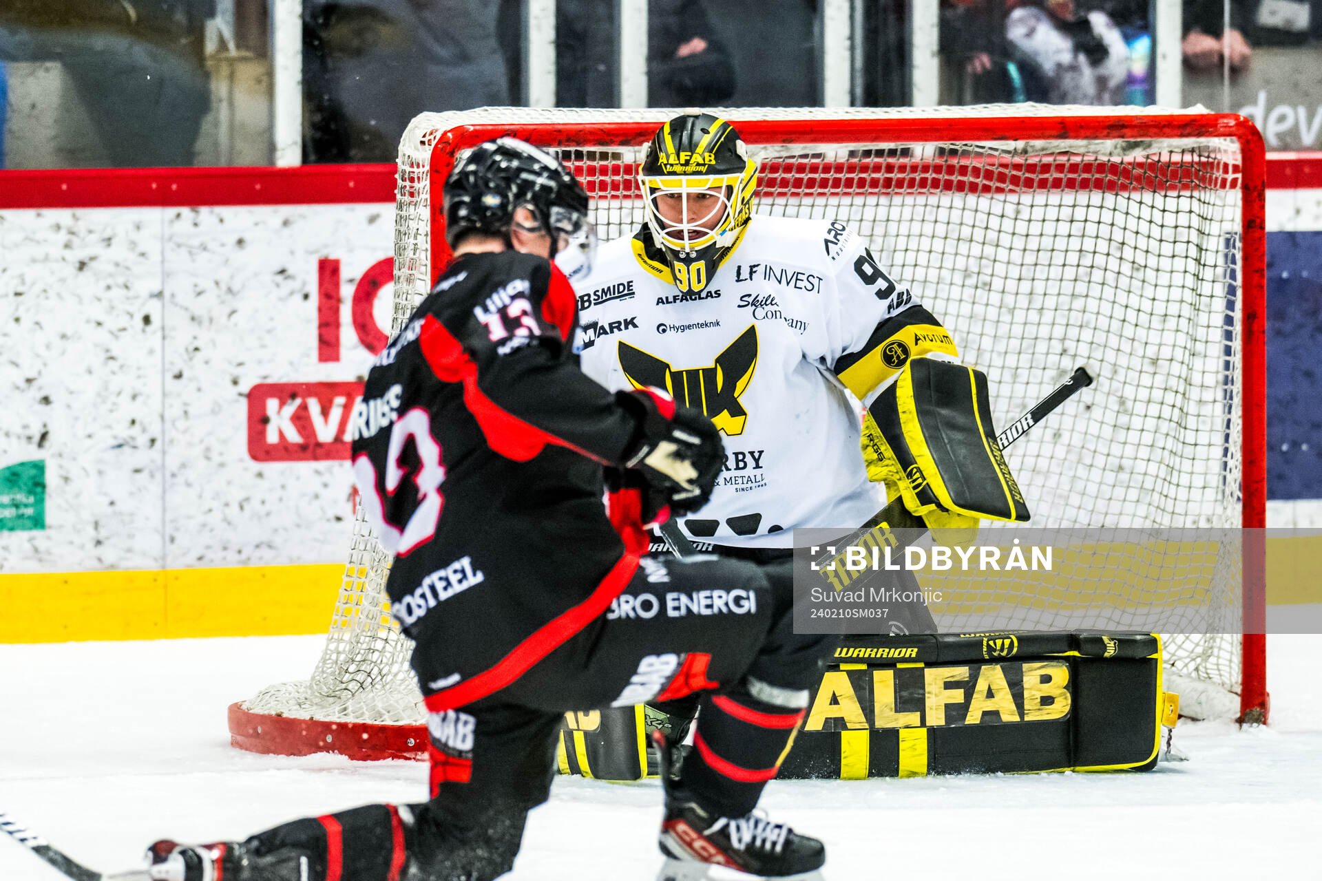Västerås målvakt Ian Blomquist