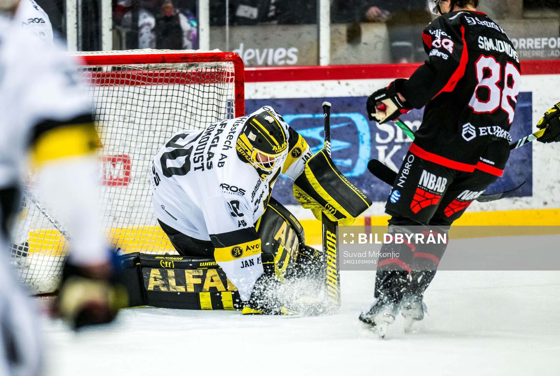 Västerås målvakt Ian Blomquist