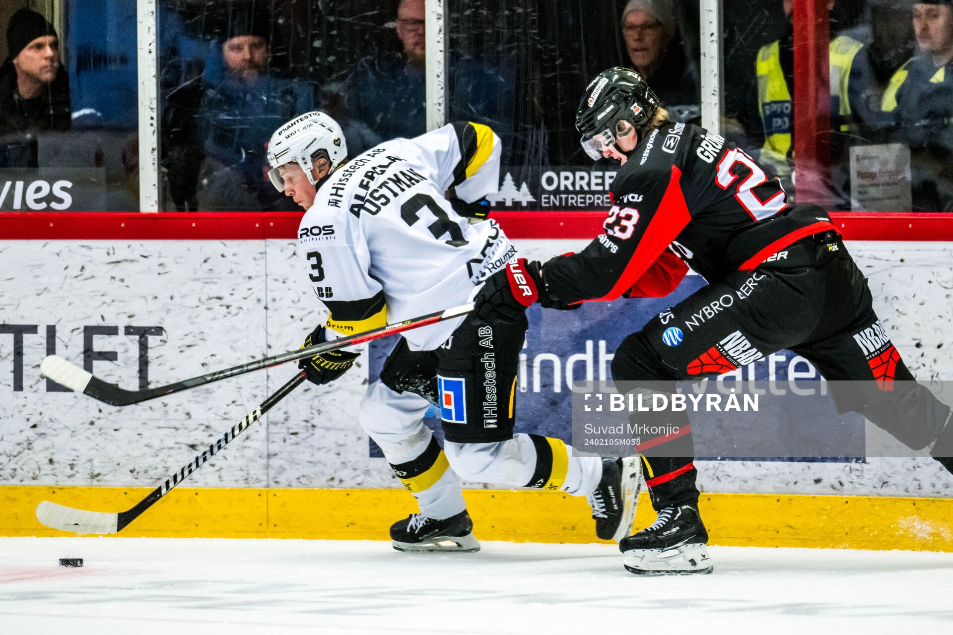Västerås Ludvig Östman och Nybros Jacob Grönhagen