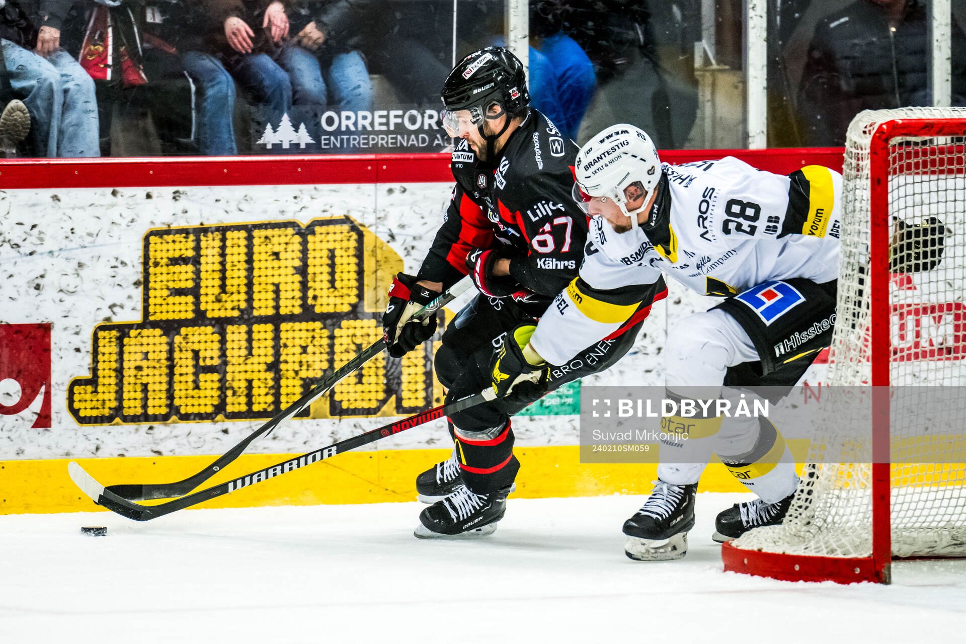 Nybros Alexander Molldén och Västerås Jasse Ikonen