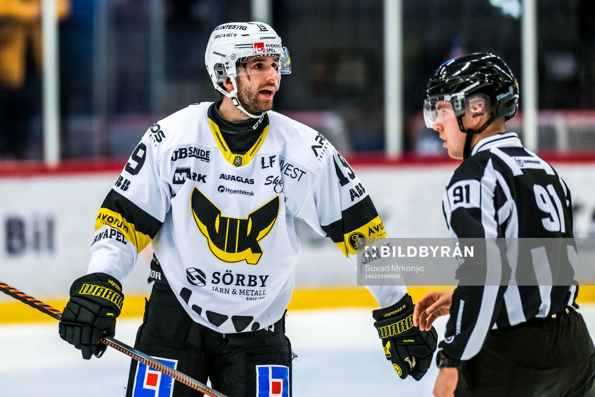 Västerås Amil Krupic reagerar på ett domslut