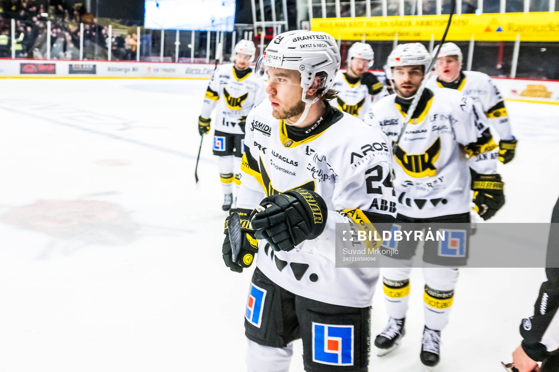 Västerås Kyle Topping jublar