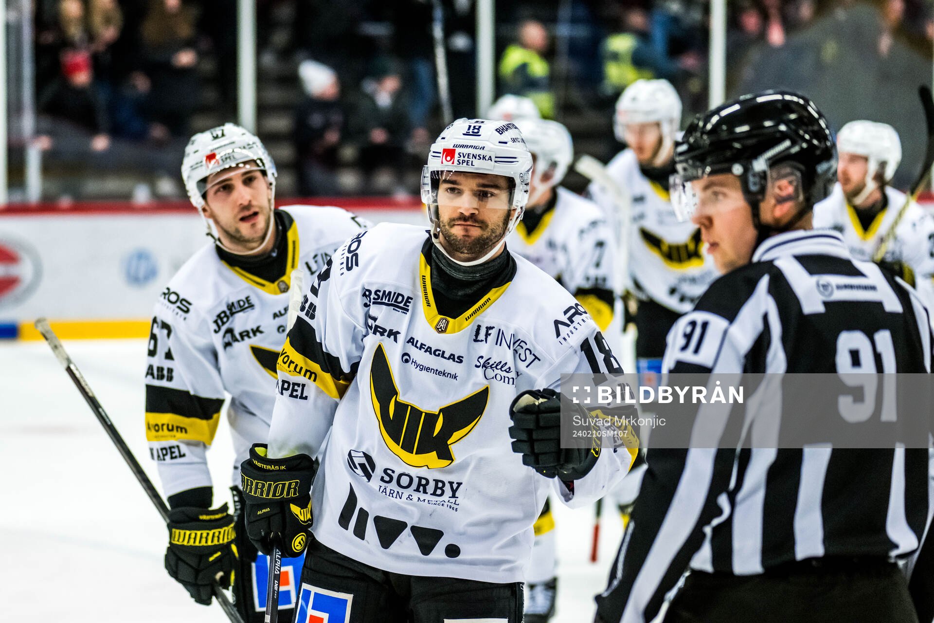 Västerås Shane Gersich jublar