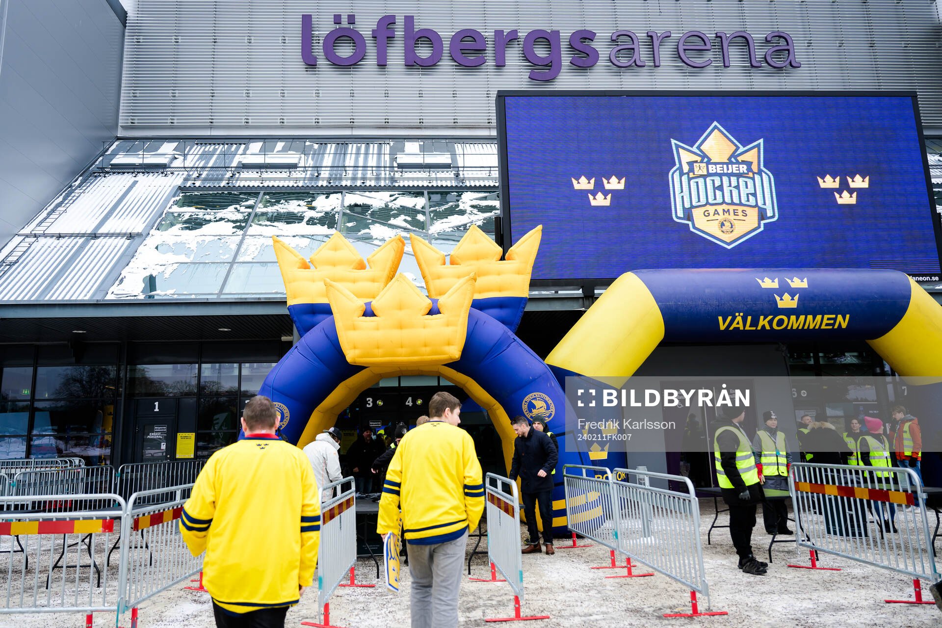 Löfbergs Arena ahead the Beijer Hockey Games between