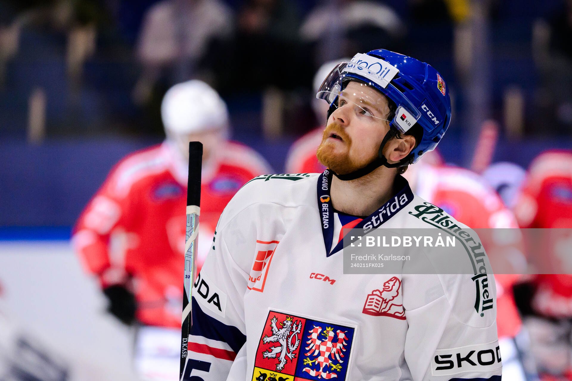 David Kase of Czech Republic looks dejected