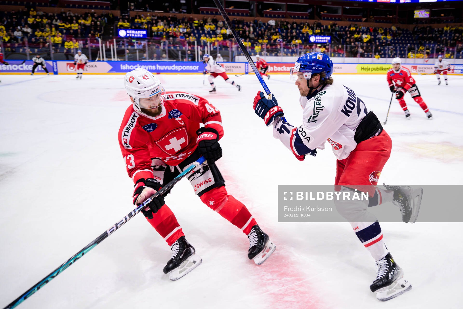 Andrea Glauser of Switzerland and Ondrej Kovarcik of Czech