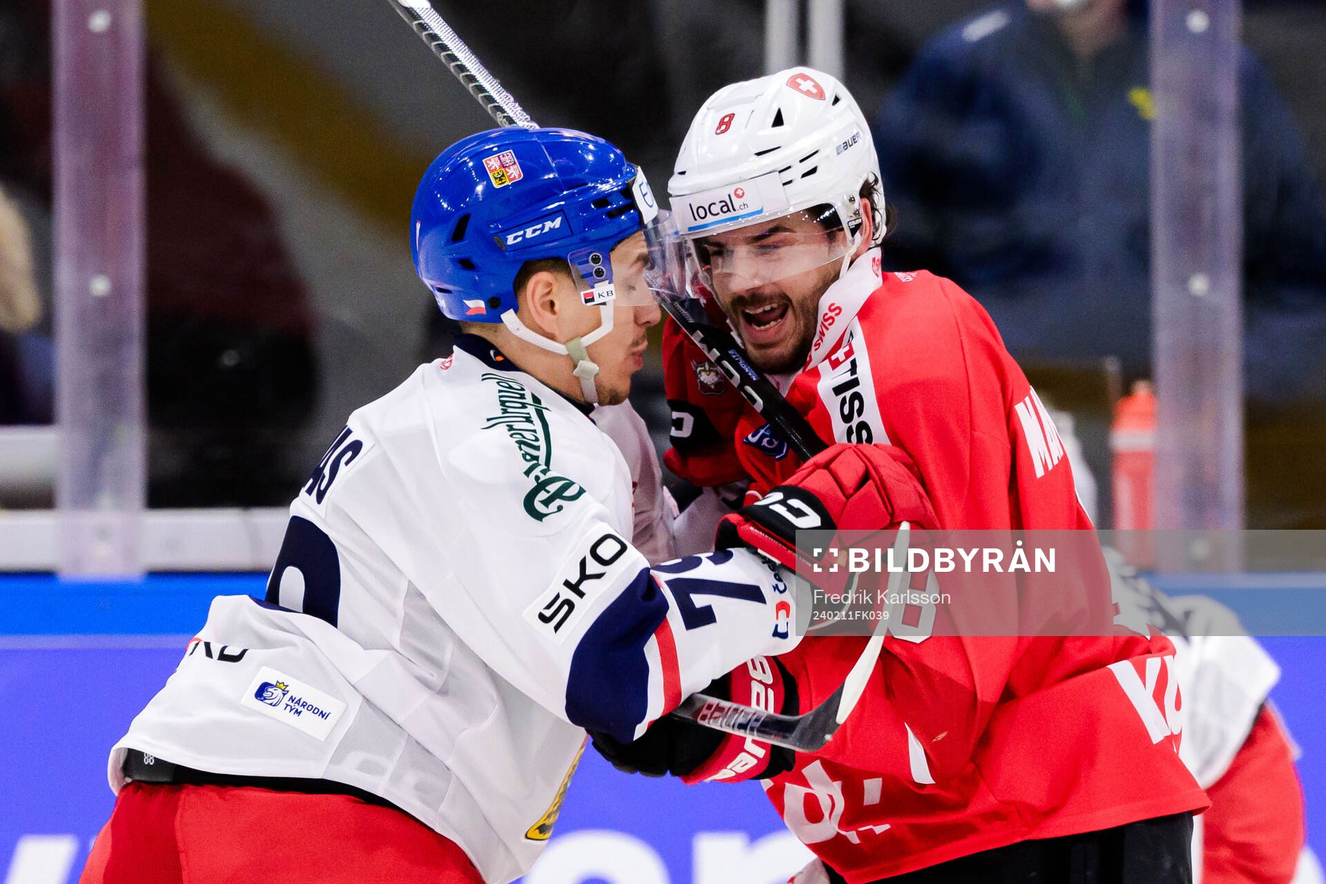 Jakub Galvas of Czech Republic and Marc Marchon of