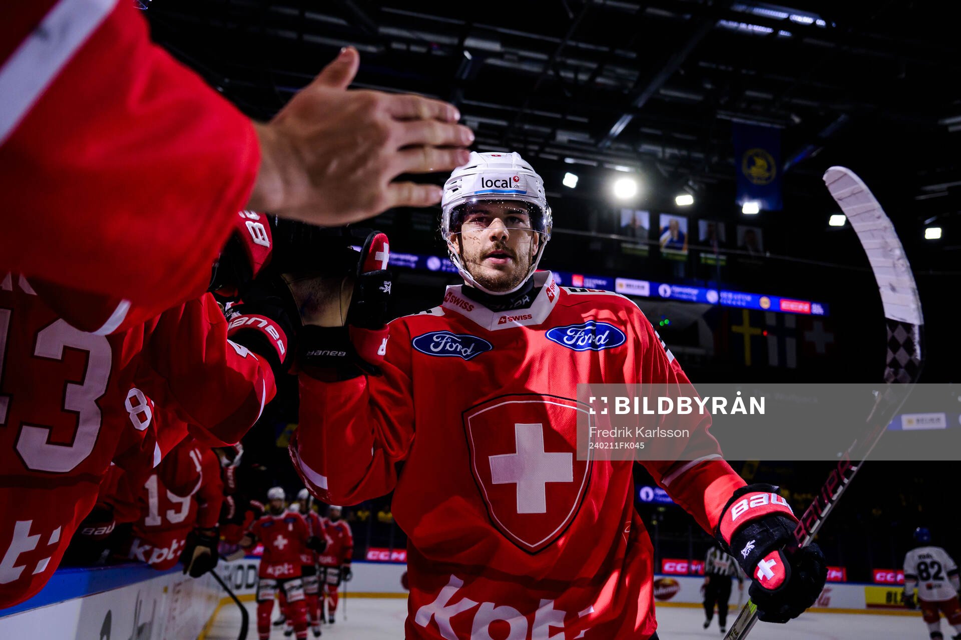 Marc Marchon of Switzerland celebrates
