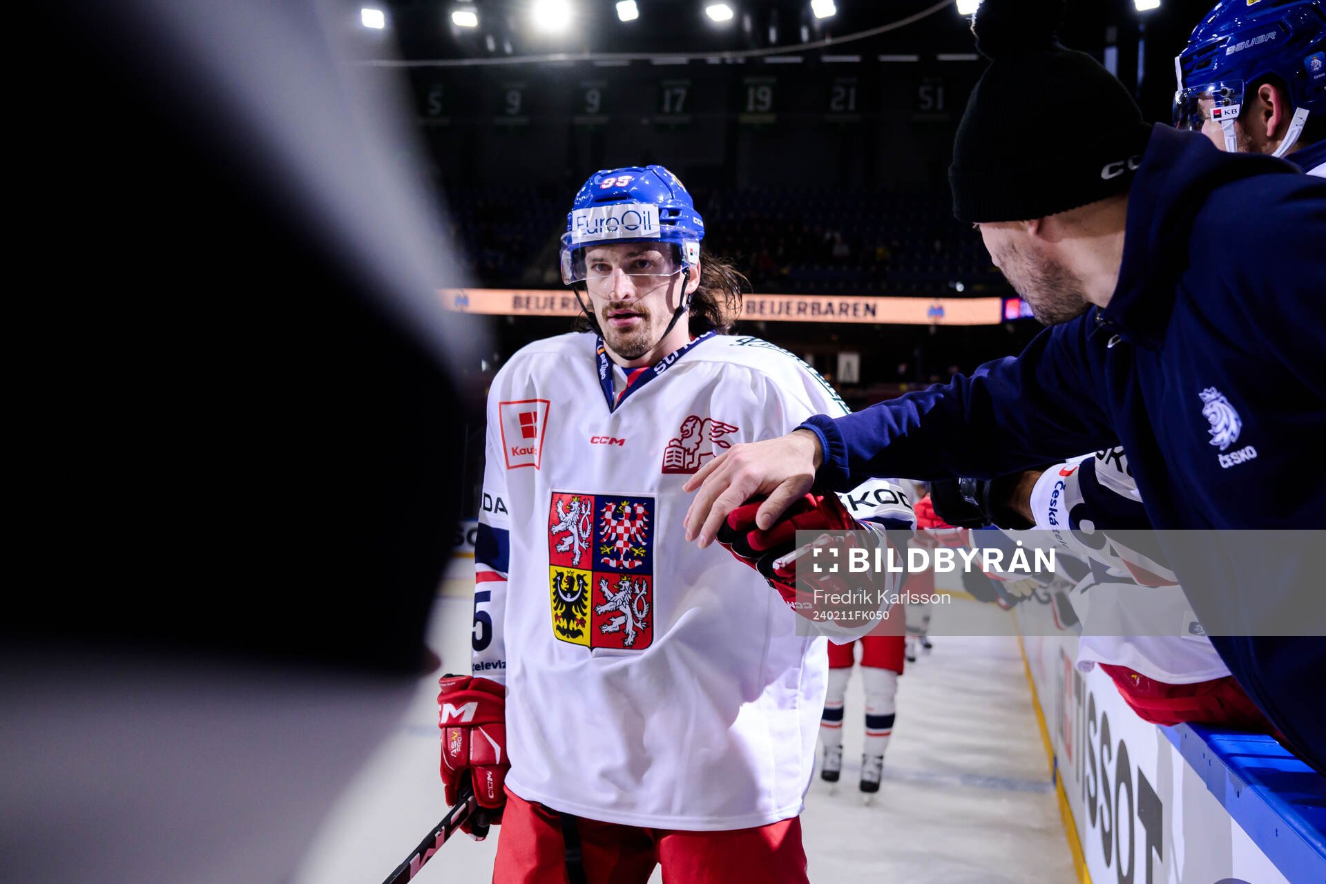 Daniel Vozenilek of Czech Republic celebrates
