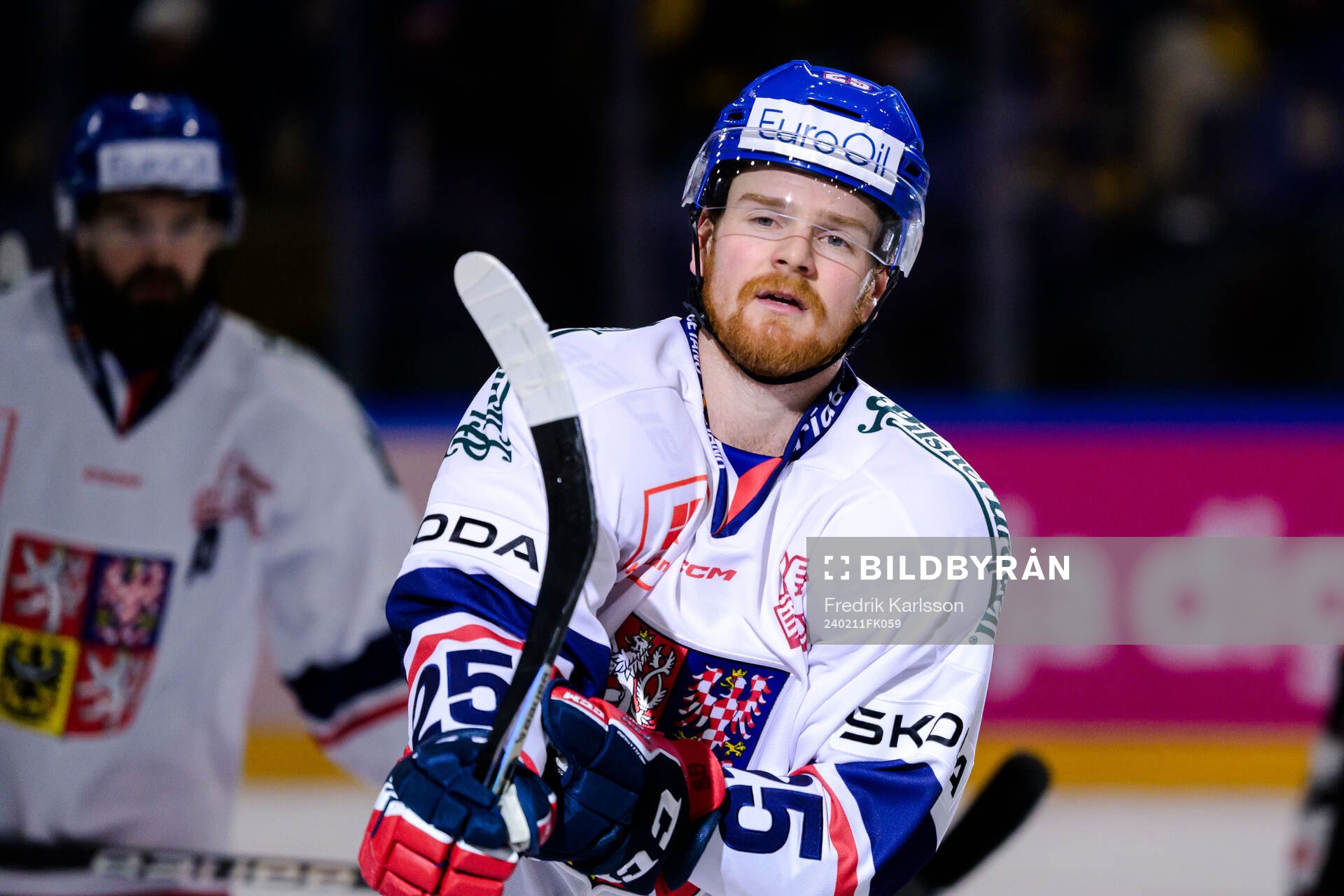 David Kase of Czech Republic celebrates