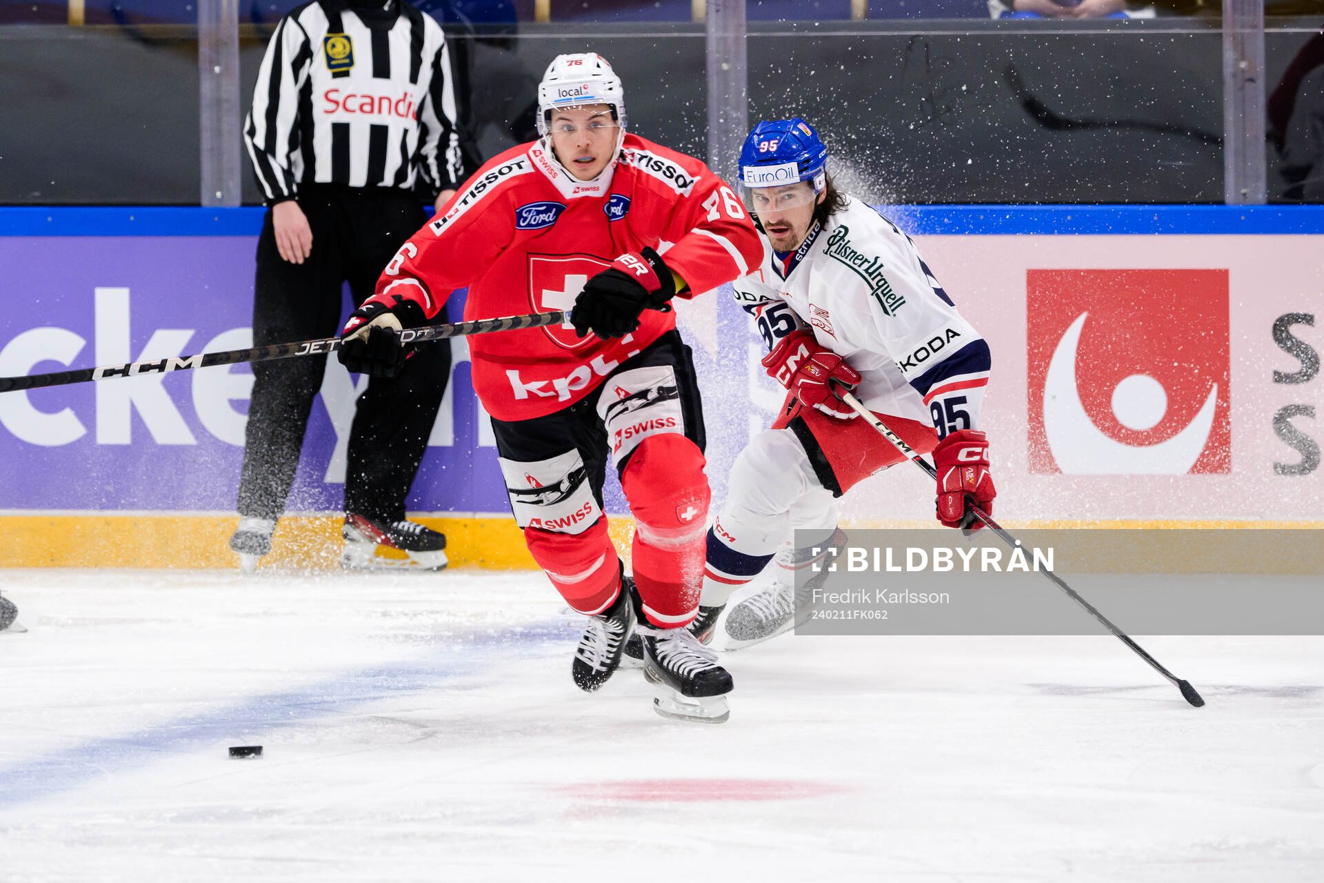 Tino Kessler of Switzerland and Daniel Vozenilek of Czech
