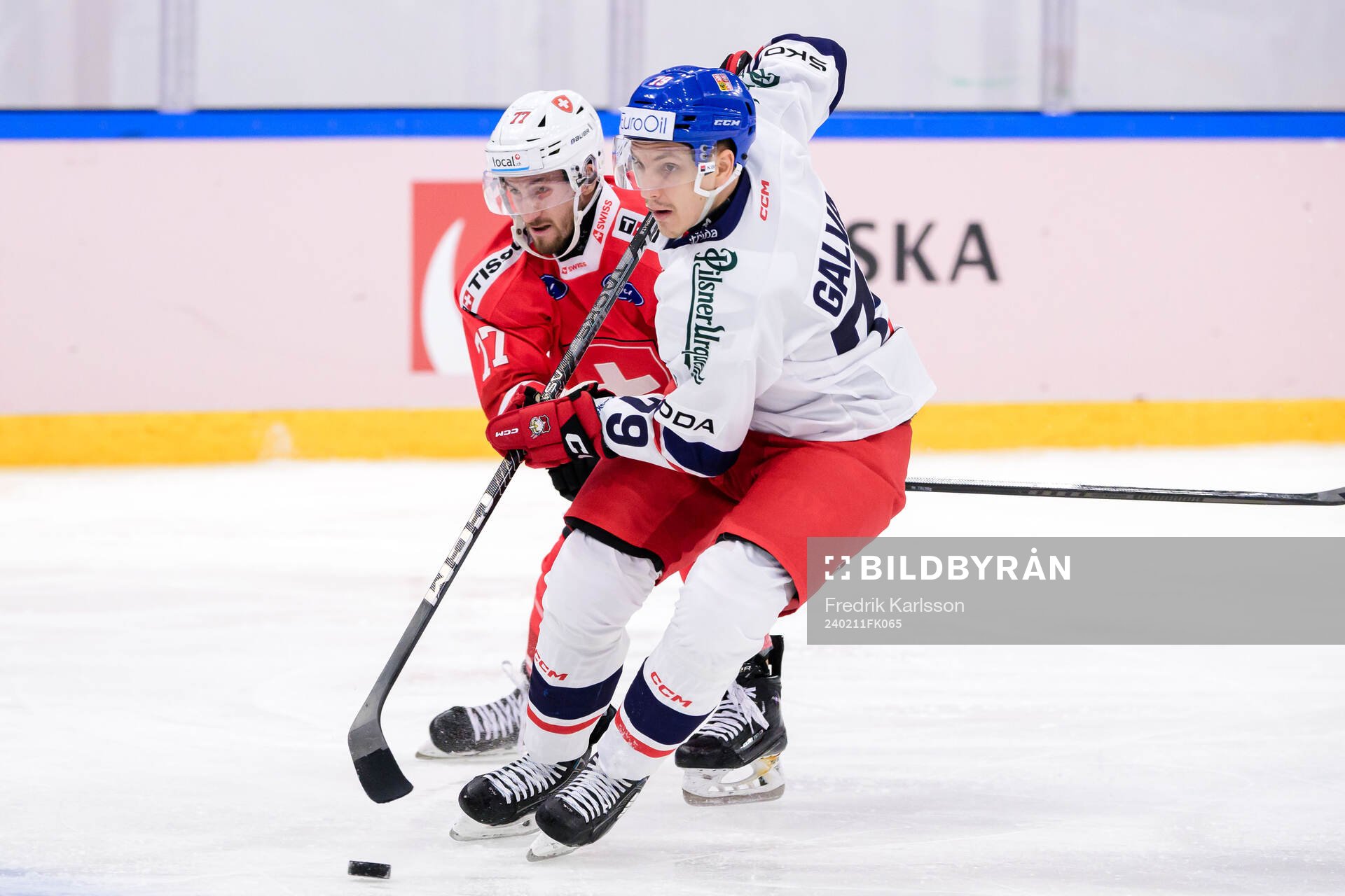 Thierry Bader of Switzerland and Jakub Galvas of Czech