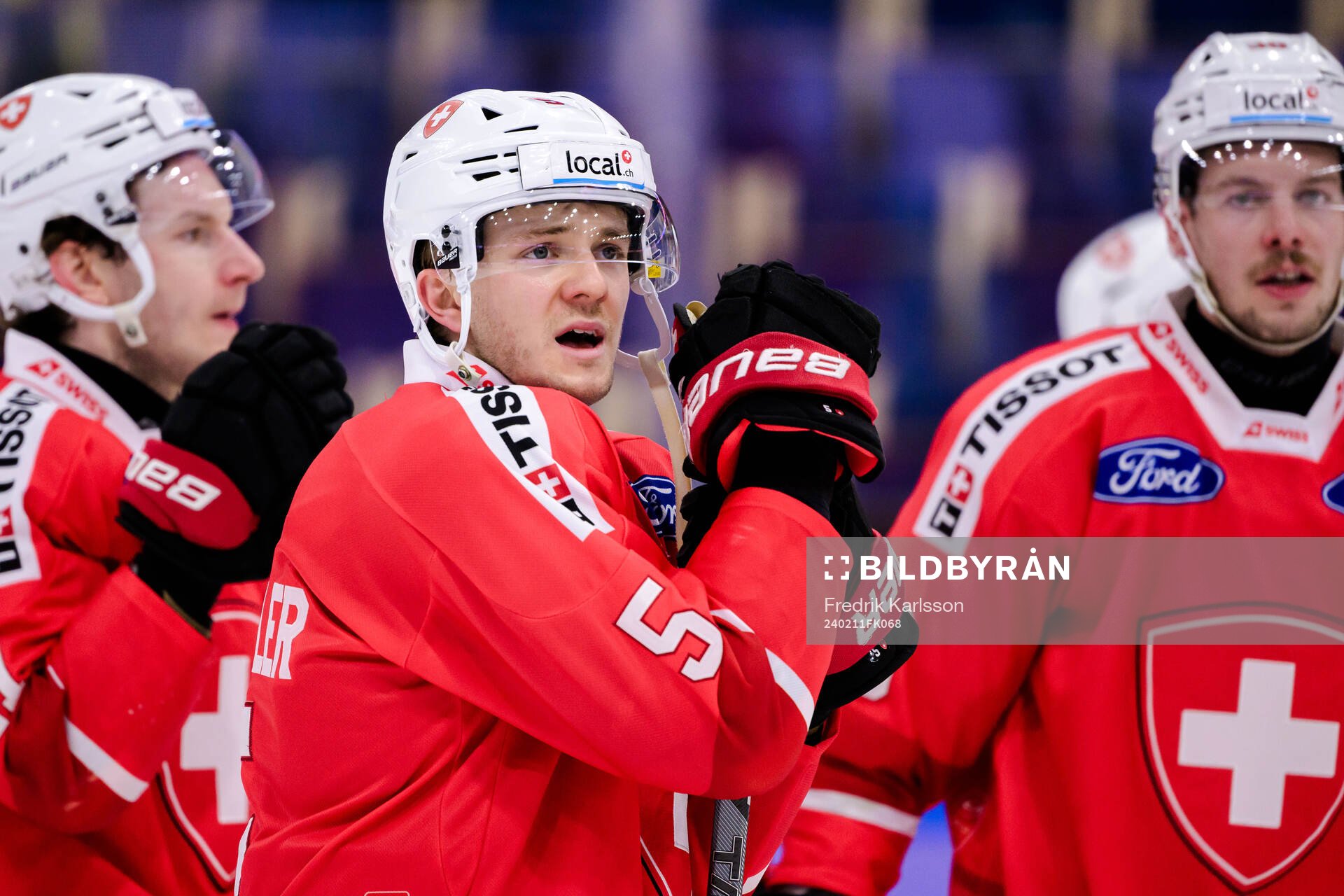Livio Stadler of Switzerland looks dejected