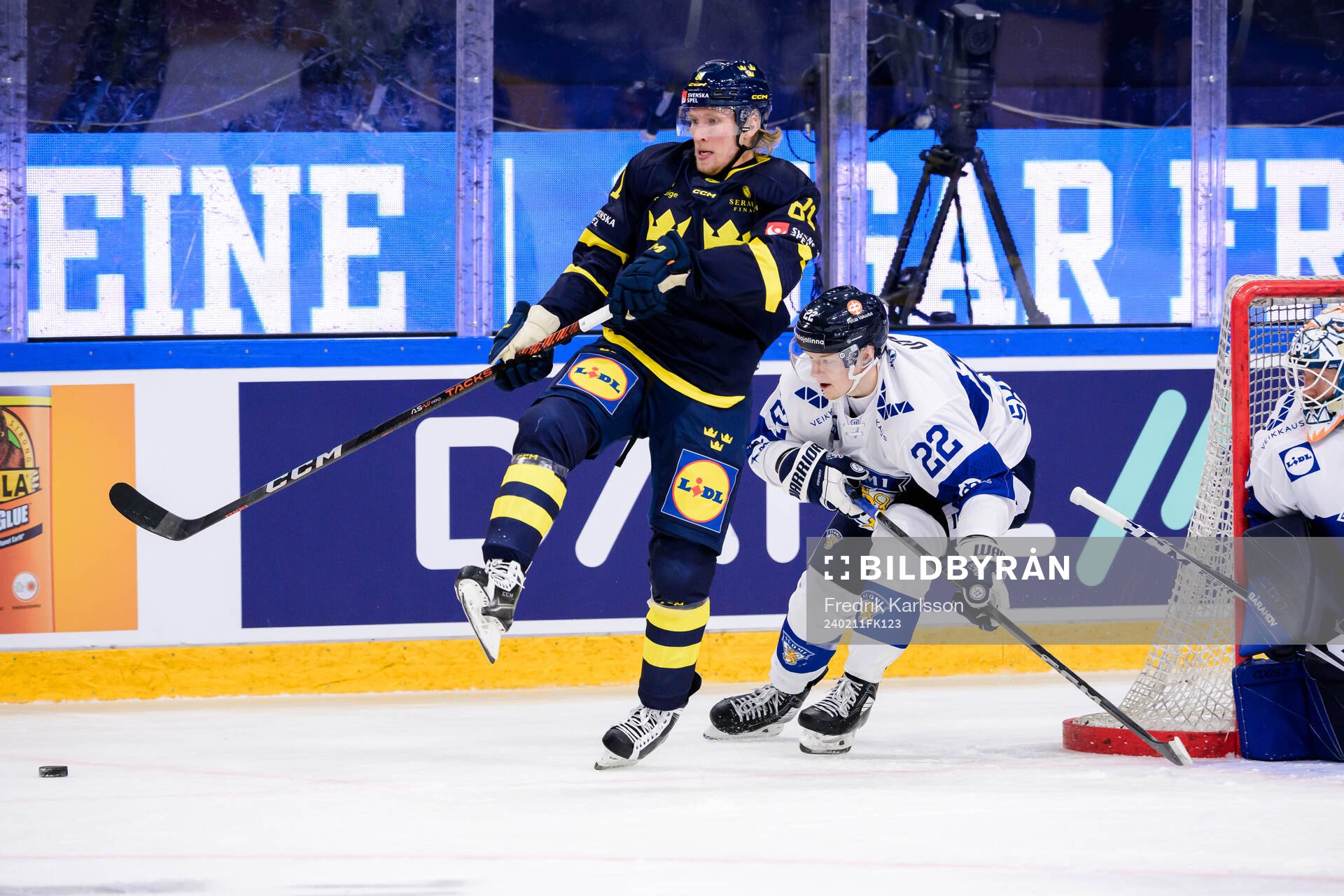 Marcus Sylvegård of Sweden and Toni Utunen of Finland