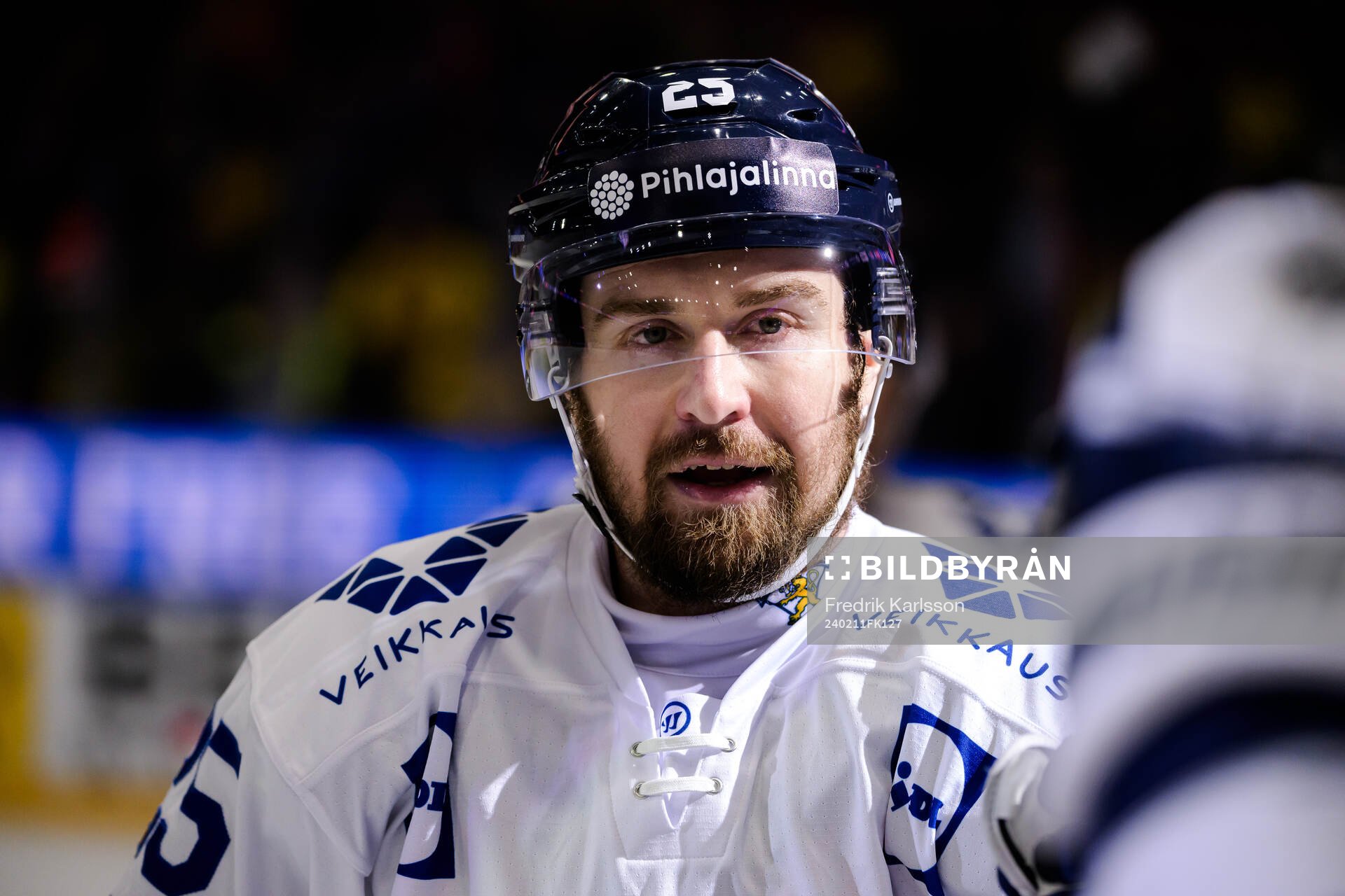 Pekka Jormakka of Finland celebrates 0-2