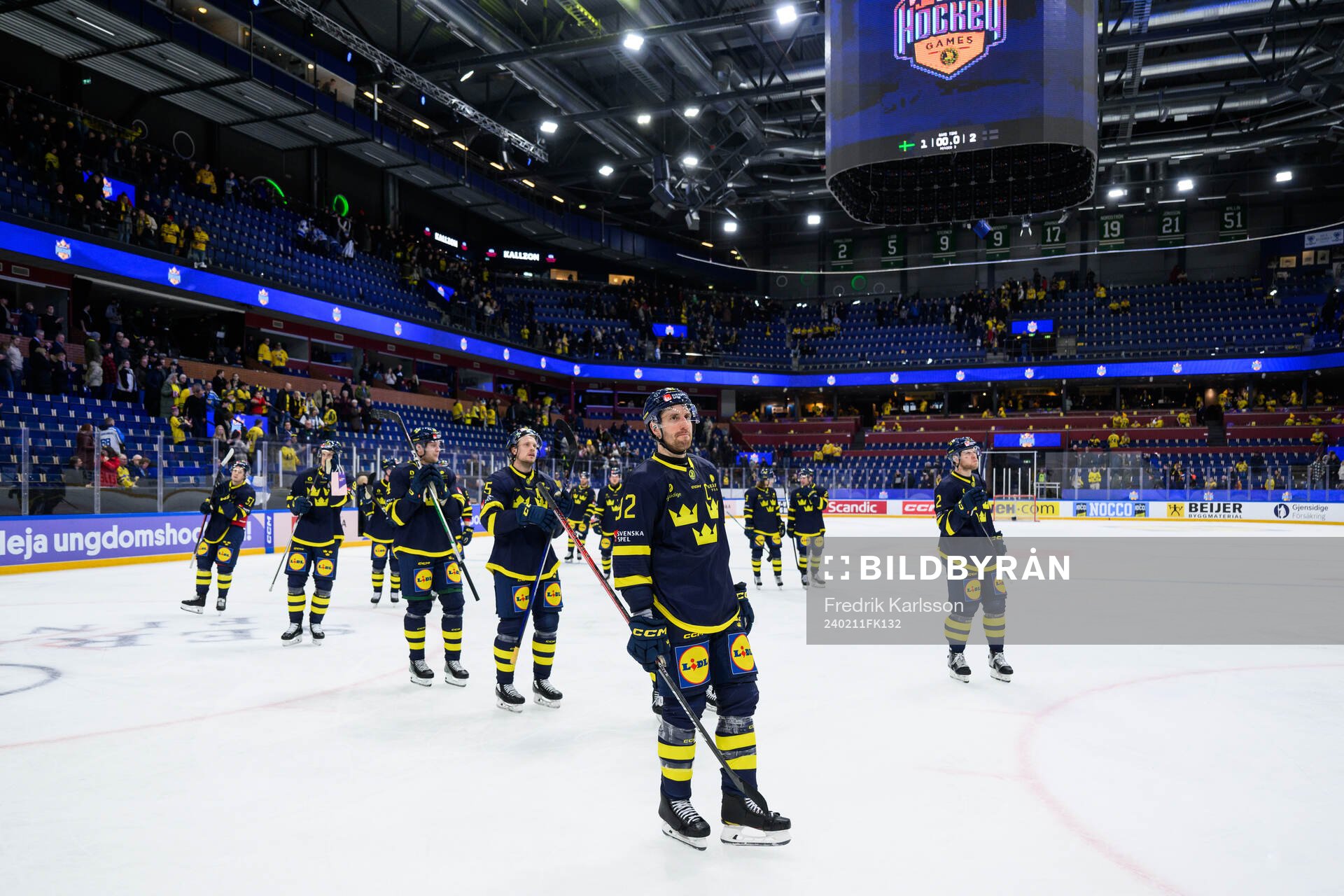 Patrik Nemeth of Sweden looks dejected