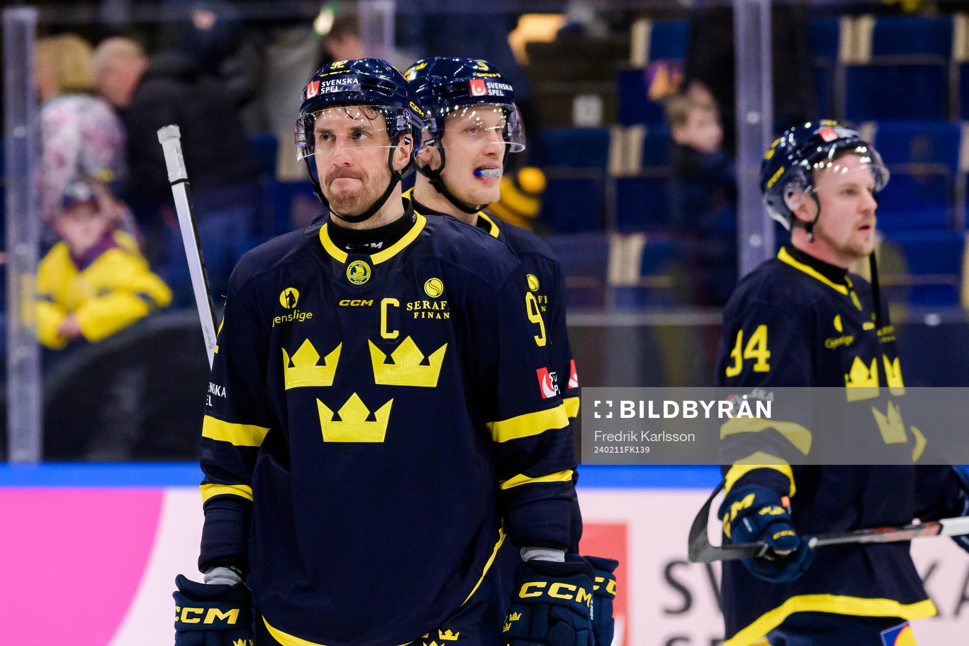 Patrik Nemeth of Sweden looks dejected