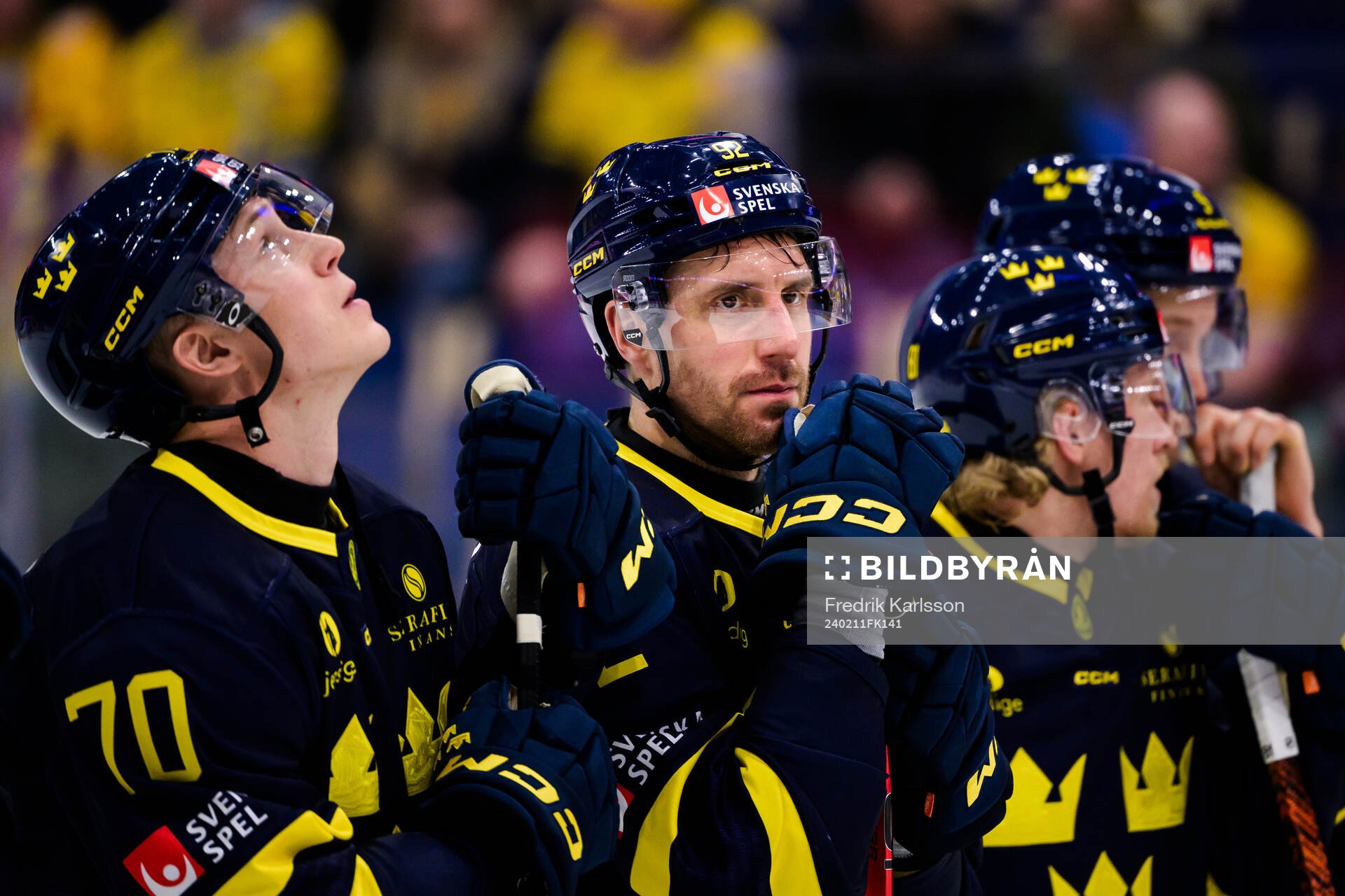 Patrik Nemeth of Sweden looks dejected