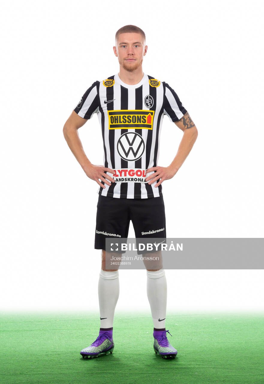 Landskronas Rasmus Wendt poserar för ett porträtt den 13 februari 2024 i Landskrona.