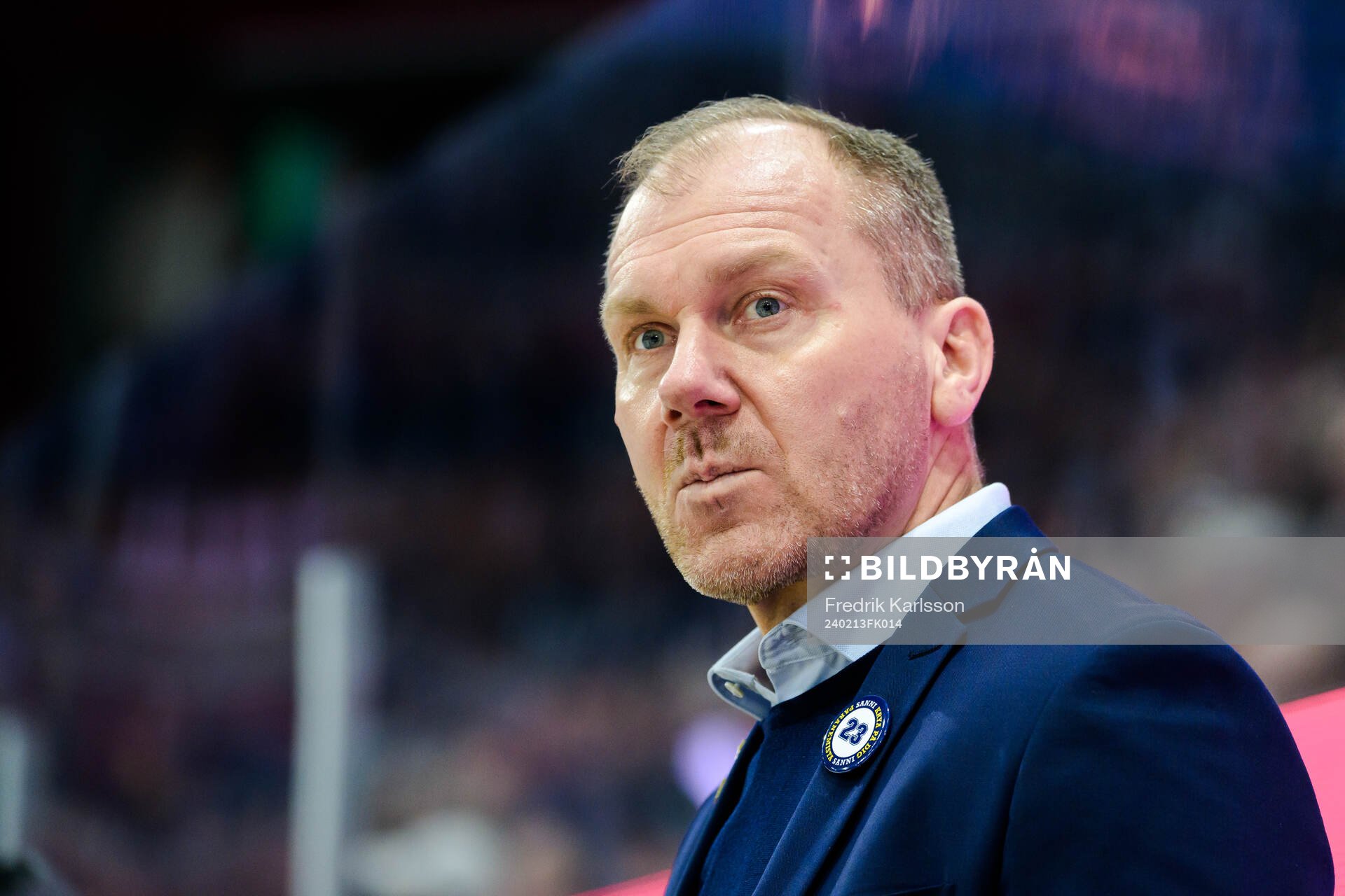 HV71s tränare Johan Lindbom