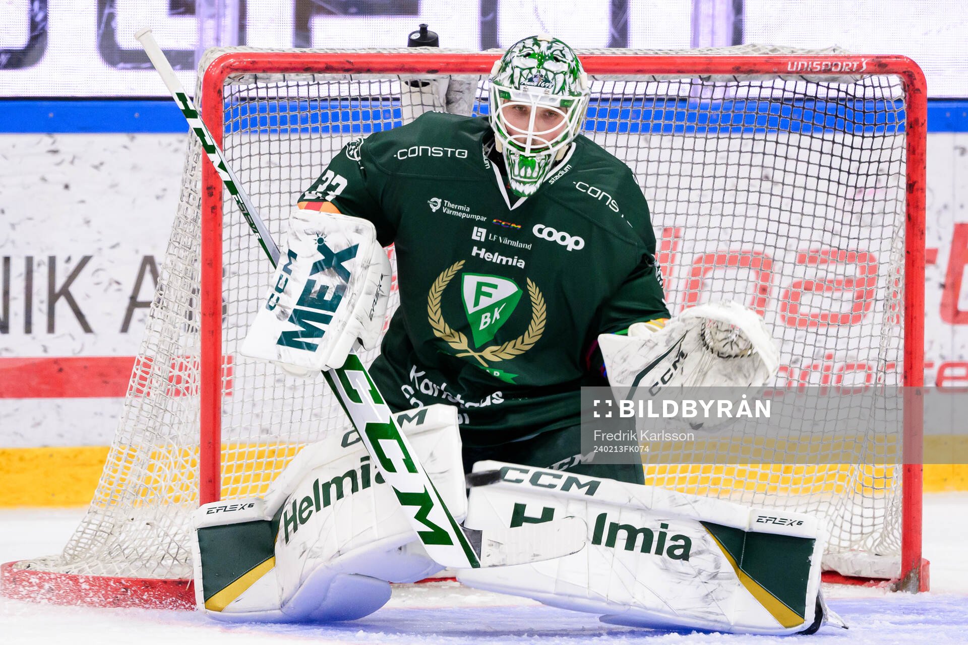 Färjestads målvakt Maxime Lagacé