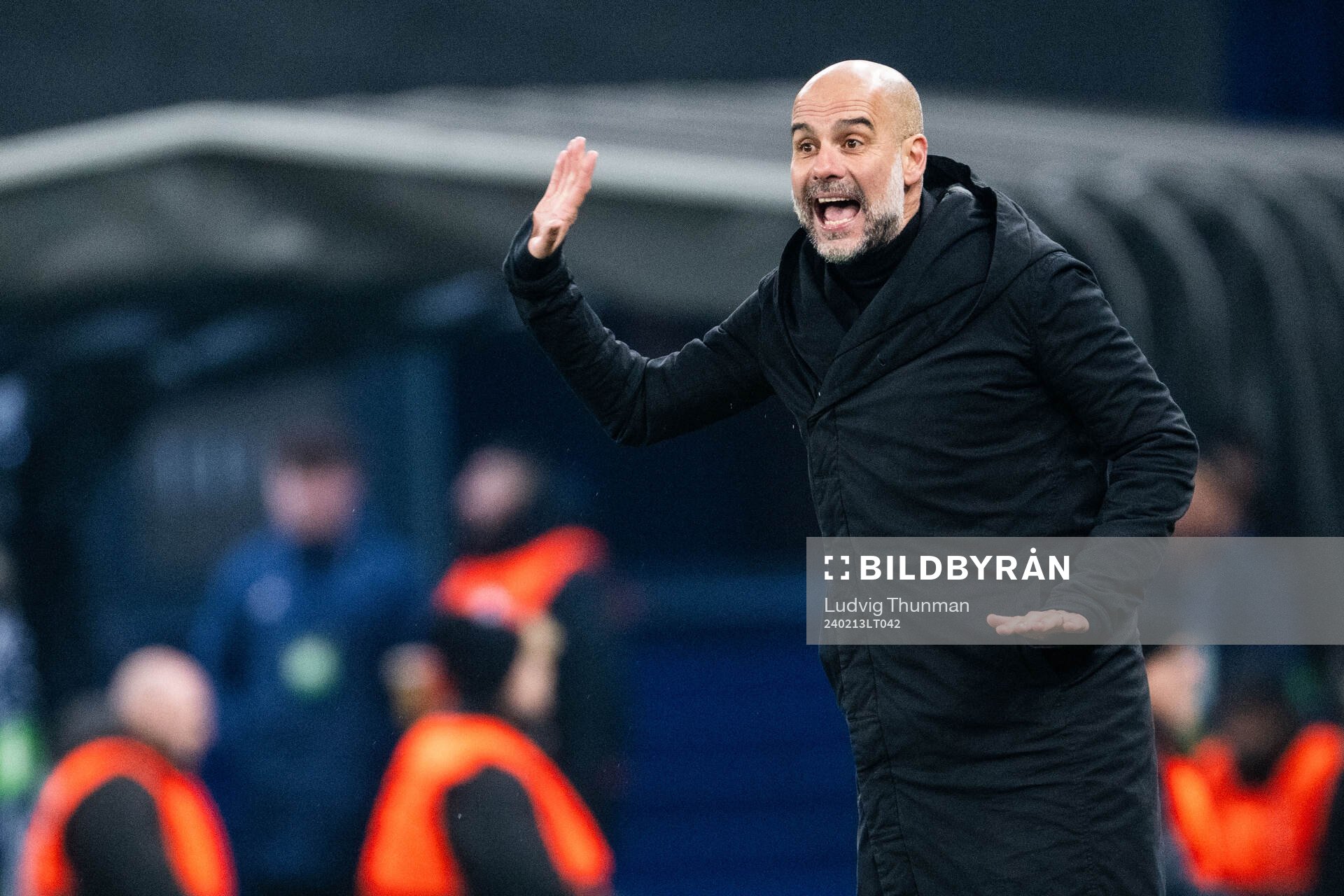 Head coach Pep Guardiola of Manchester City