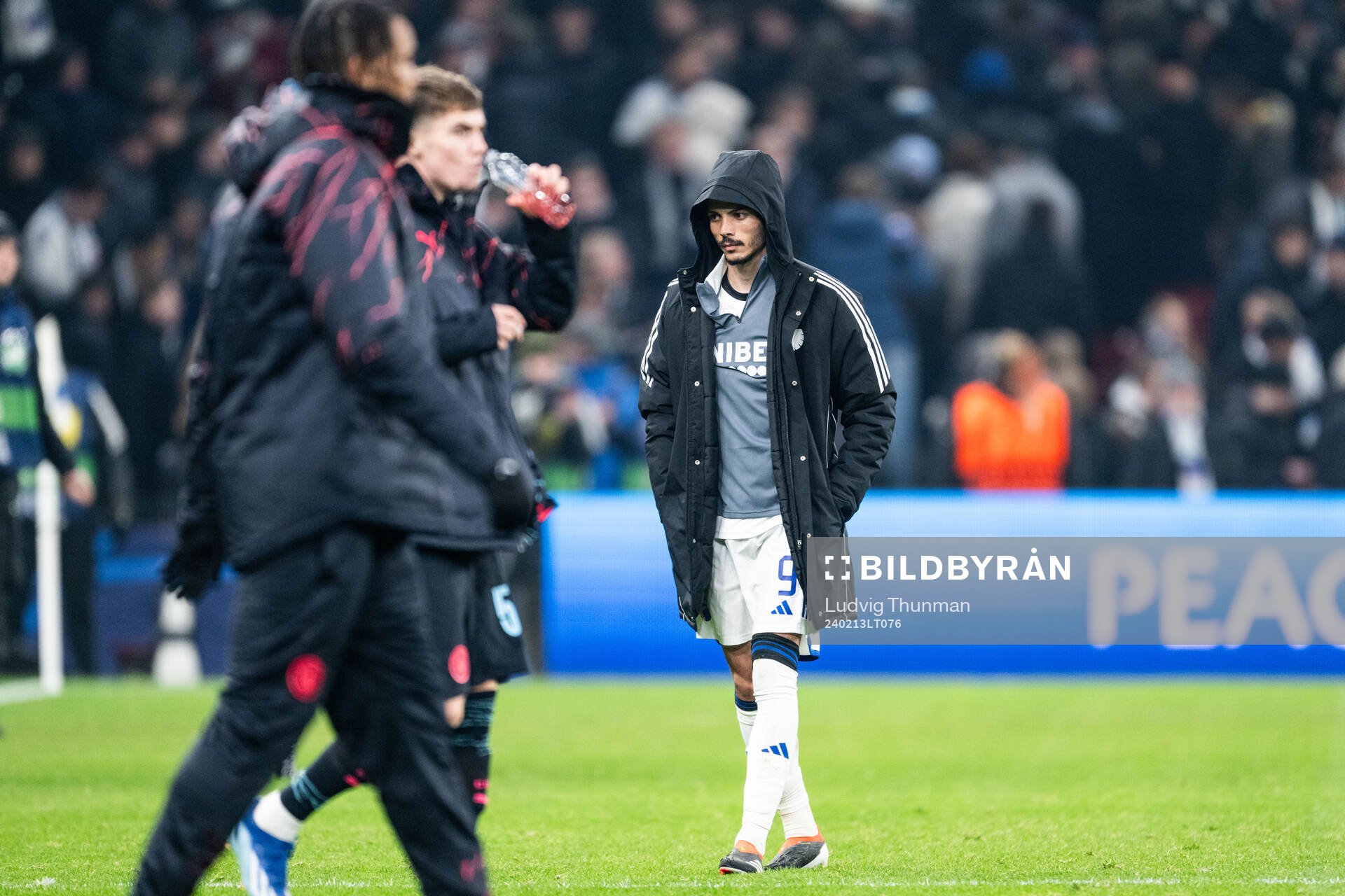 Diogo Goncalves of FC Copenhagen looks dejected