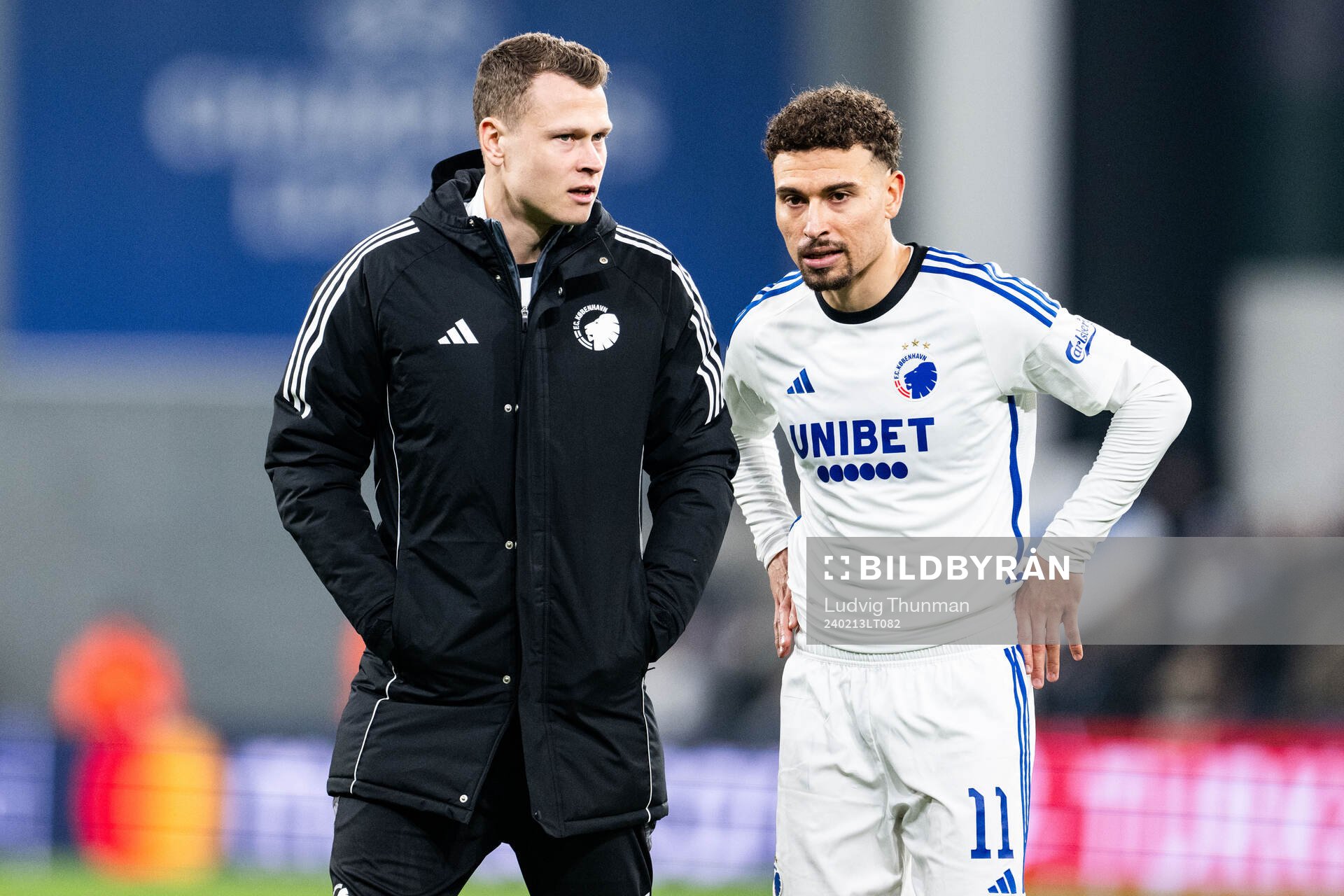 Viktor Claesson and Jordan Larsson of FC Copenhagen