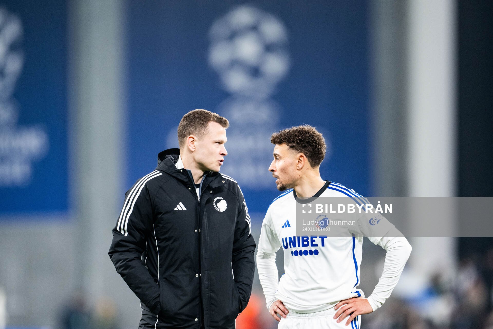 Viktor Claesson and Jordan Larsson of FC Copenhagen