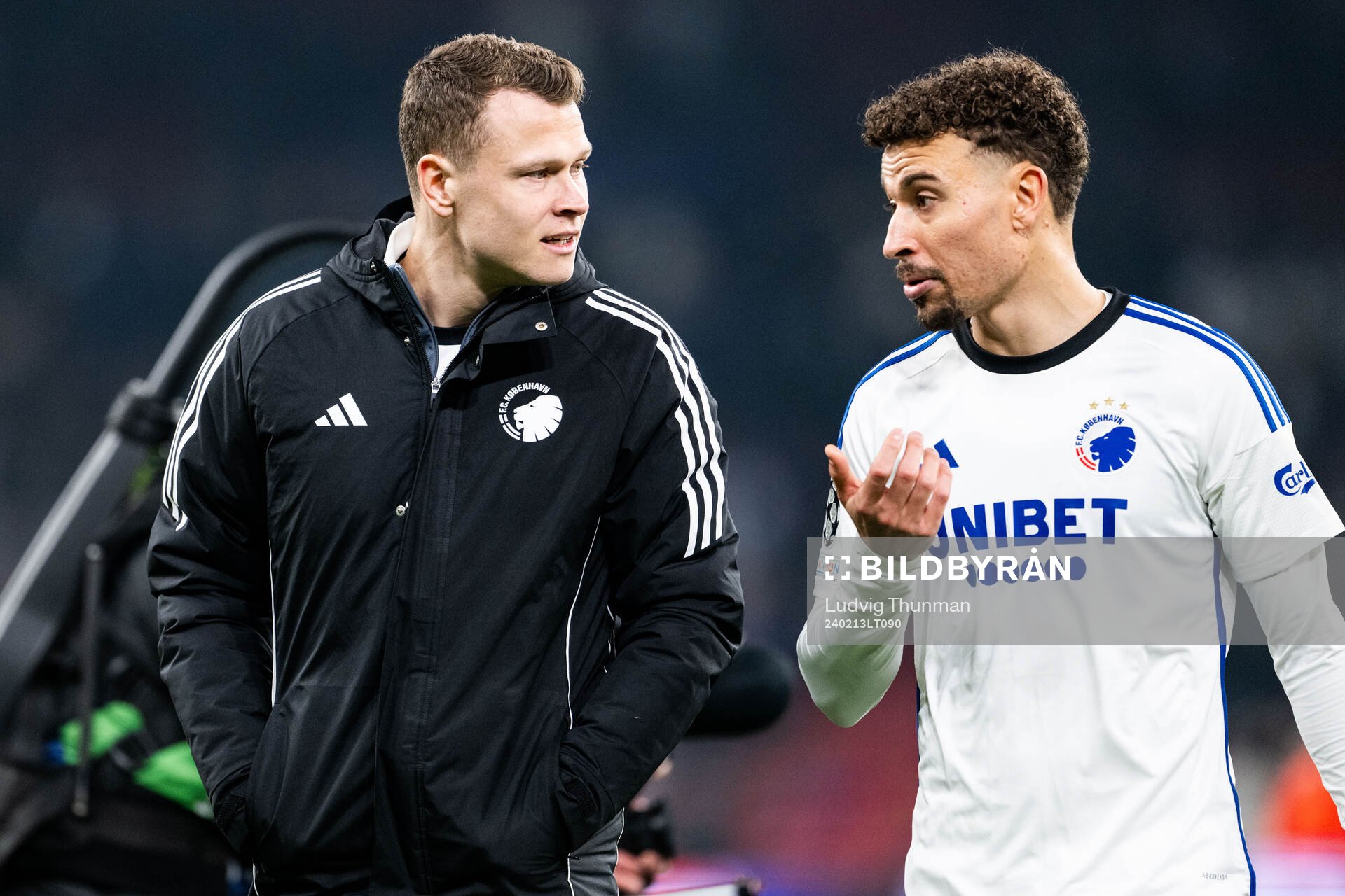 Viktor Claesson and Jordan Larsson of FC Copenhagen