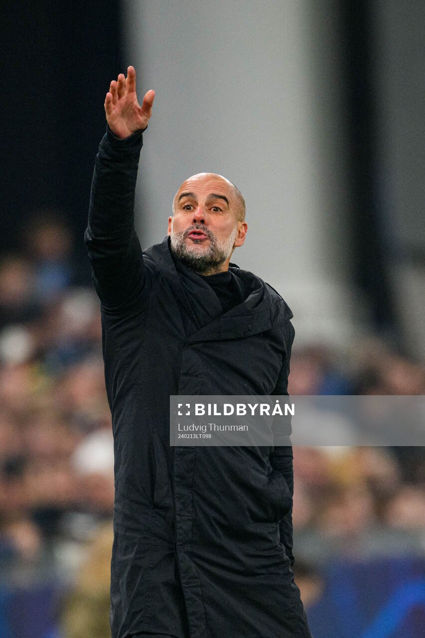 Head coach Pep Guardiola of Manchester City