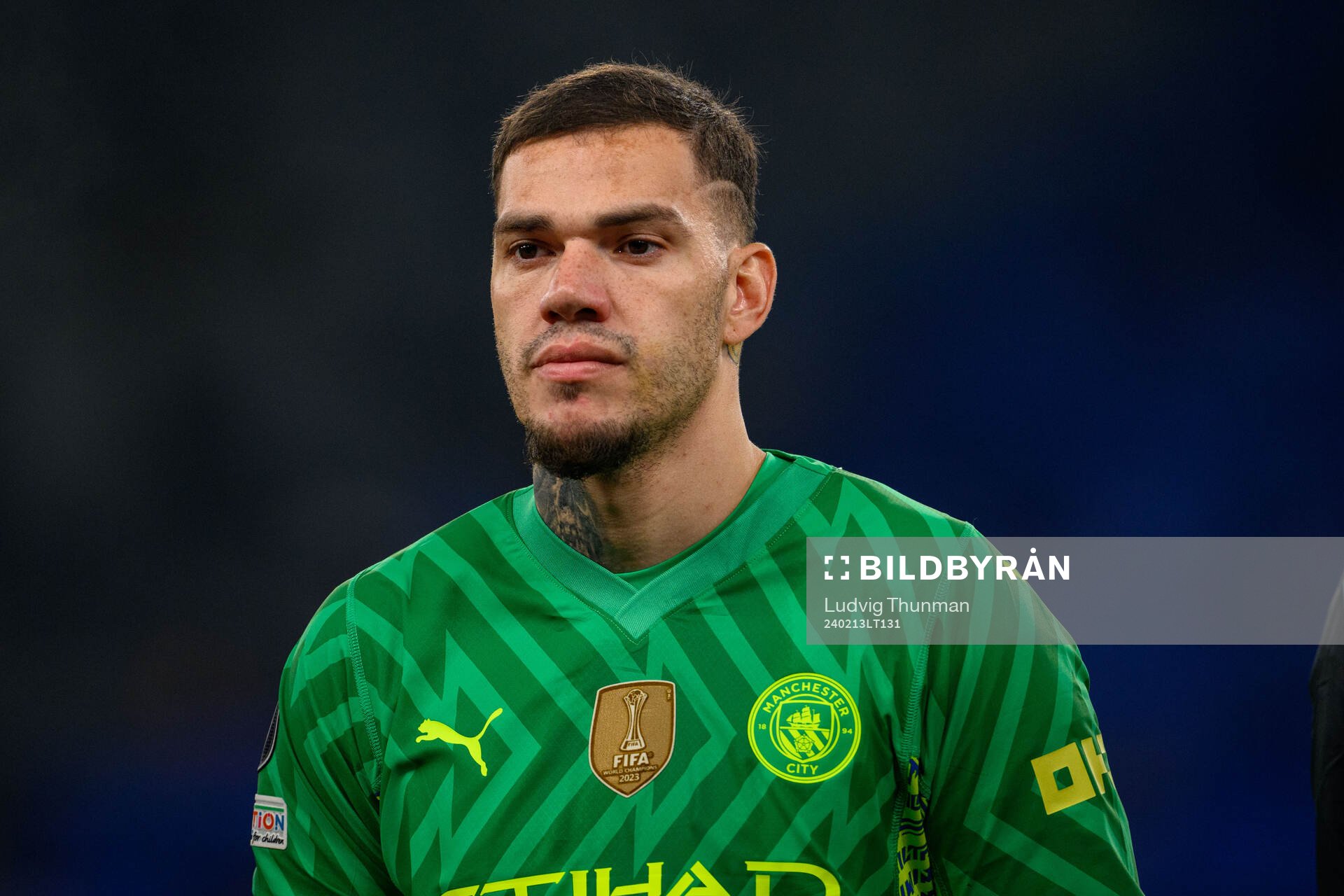 Goalkeeper Ederson of Manchester City