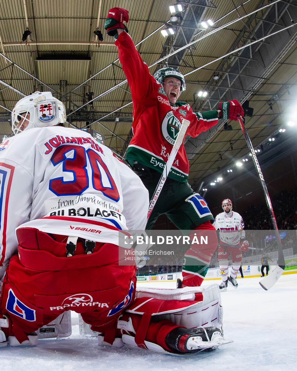 Frölundas Carl Klingberg jublar