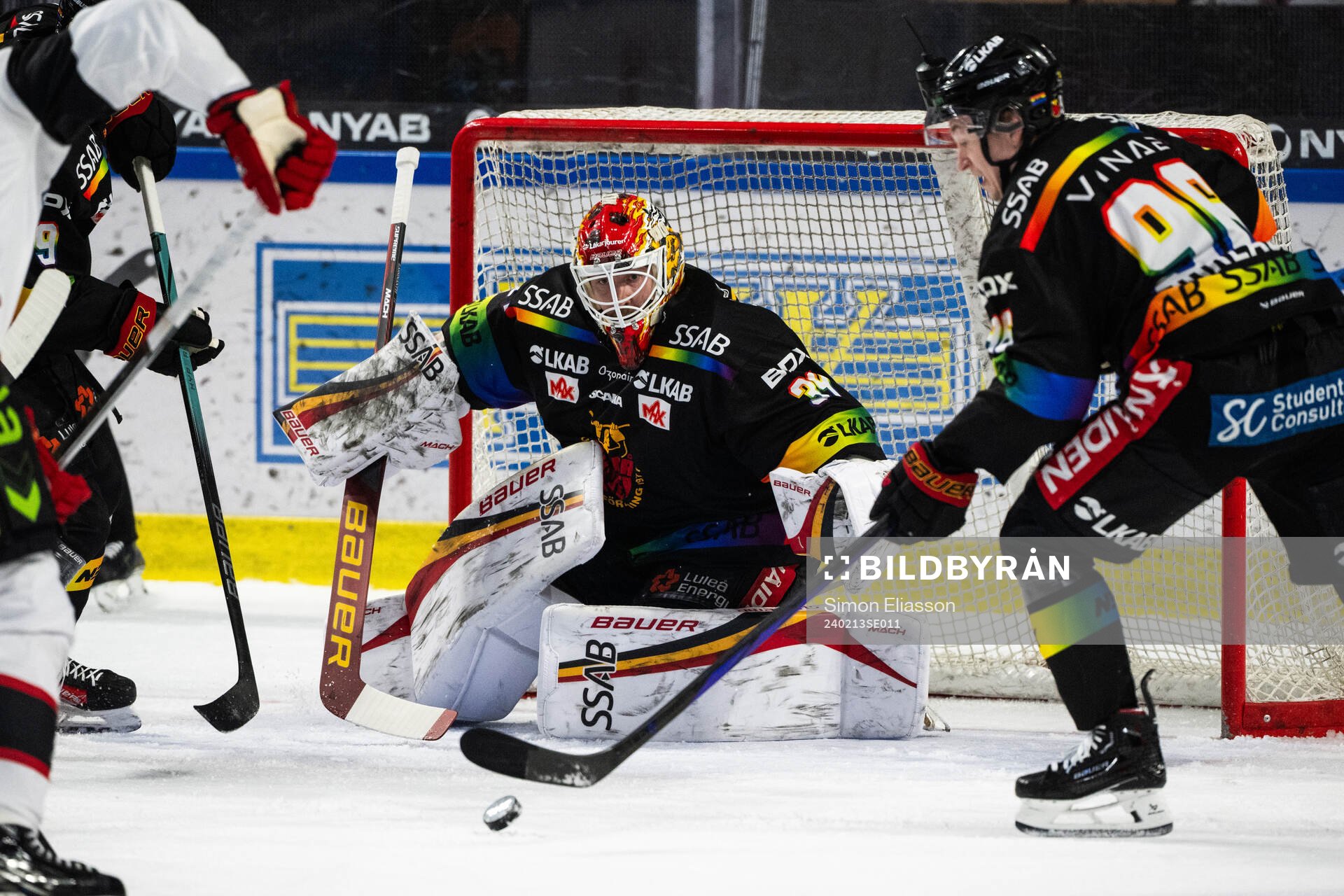 Luleås målvakt Joel Lassinantti