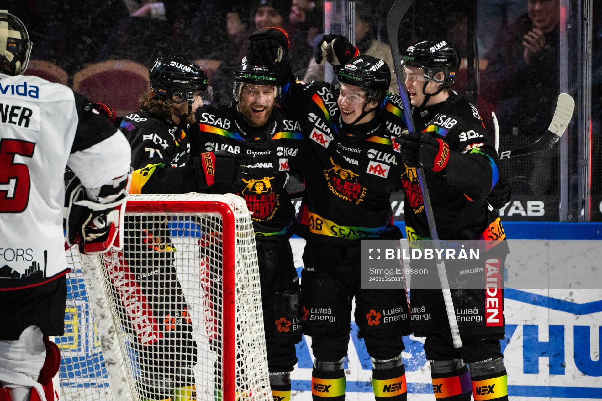 Luleås Linus Omark, Isac Hedqvist och Luleås Pontus