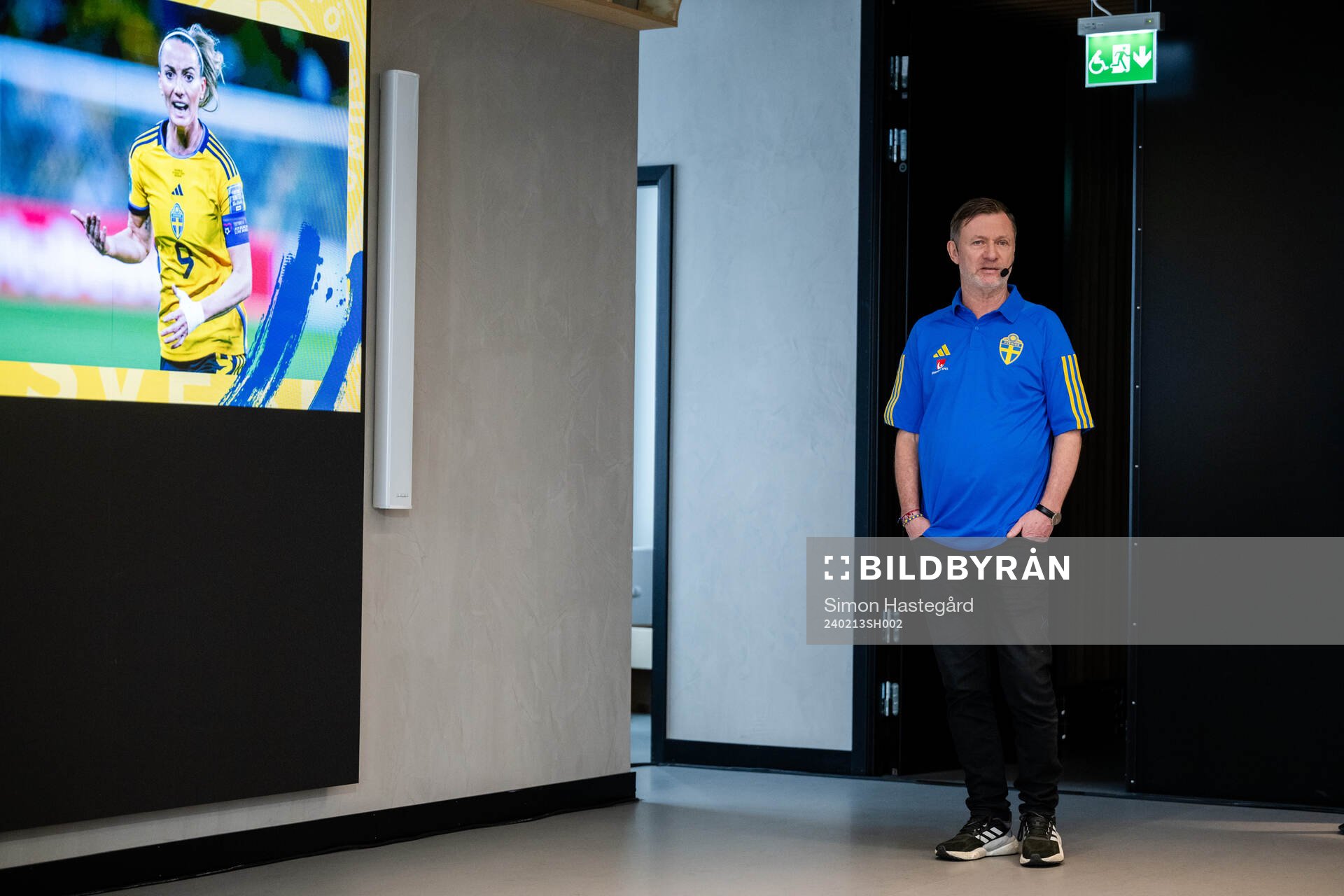 Sveriges förbundskapten Peter Gerhardsson