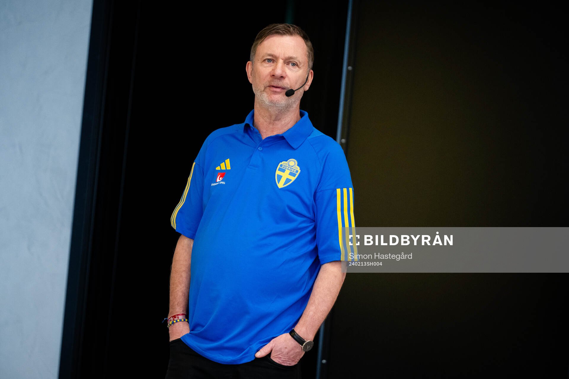 Sveriges förbundskapten Peter Gerhardsson