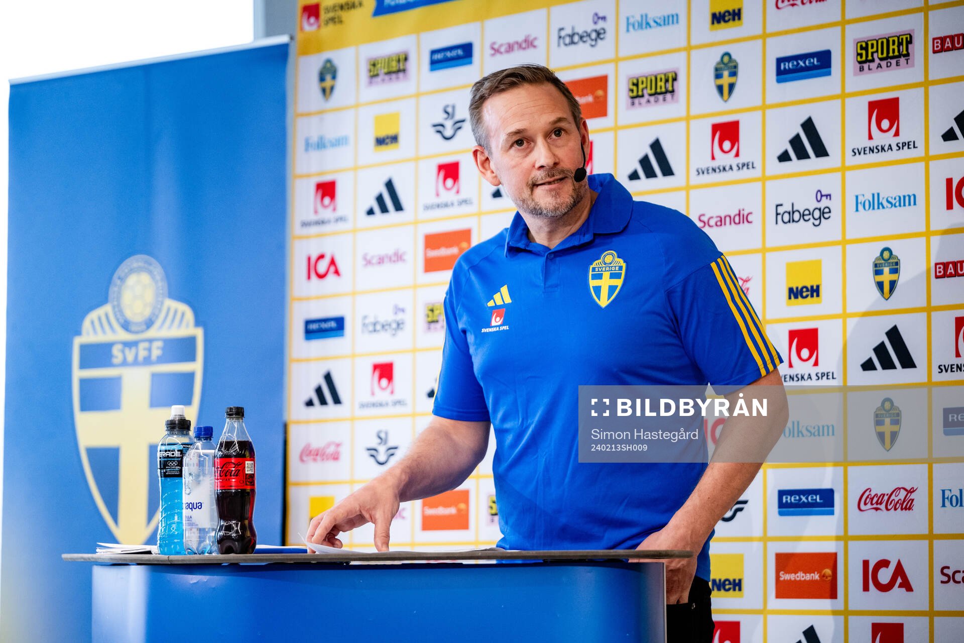 Sveriges Förbundskapten U23 Martin Qvarmans Möller